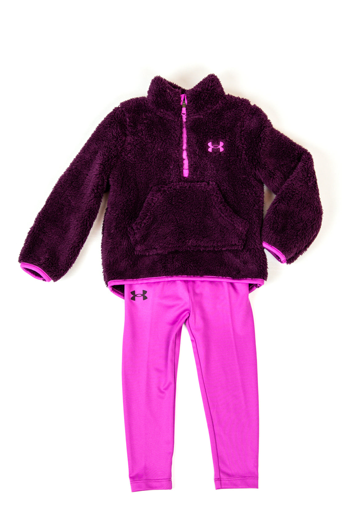 Under Armour Minky 1/4 Zip Set | Purple Gemini