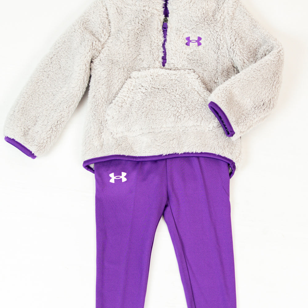 Under Armour Minky 1/4 Zip Set | Gray Matter