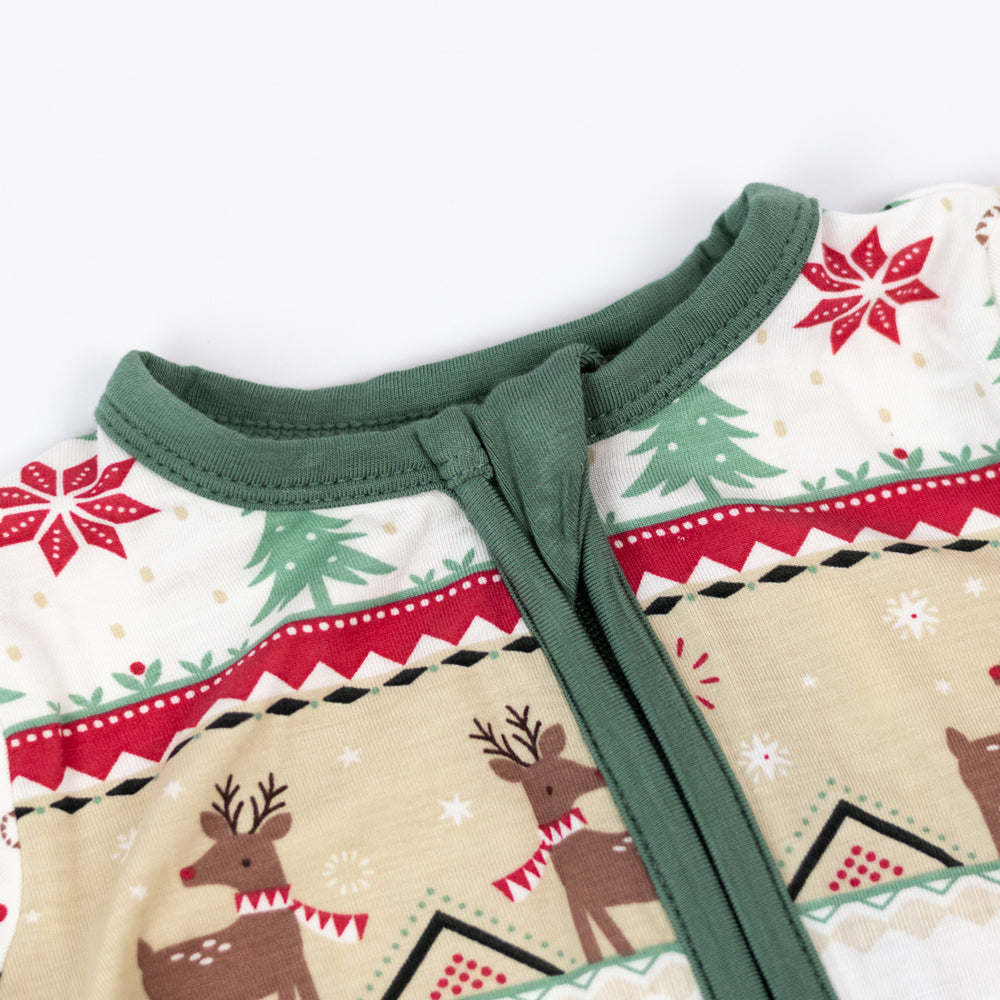 
                      
                        Angel Dear 2 Way Zipper Romper | Reindeer Fair Isle
                      
                    