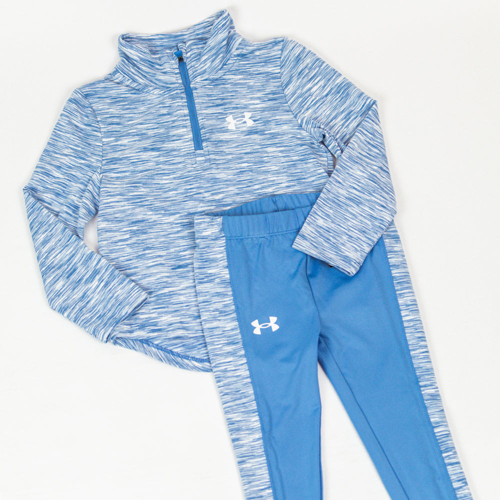 Under Armour 1/4 Zip & Leggings Set | Horizon Blue