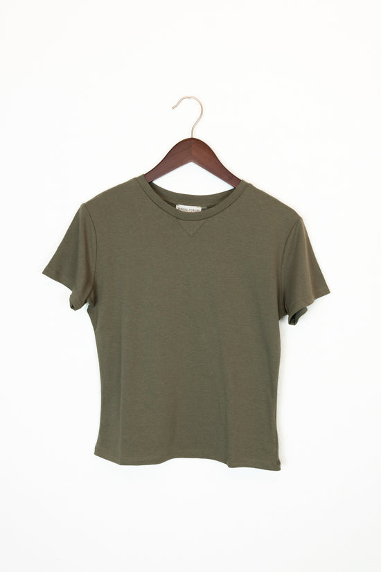 Heidi Slim Fit T-Shirt | Dusty Olive