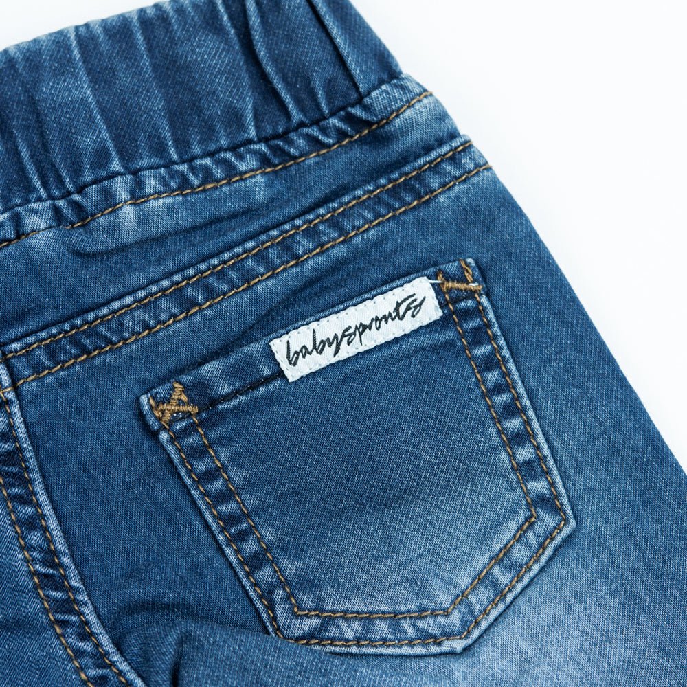 
                      
                        Babysprouts Denim Jeans | Mid Blue Wash
                      
                    