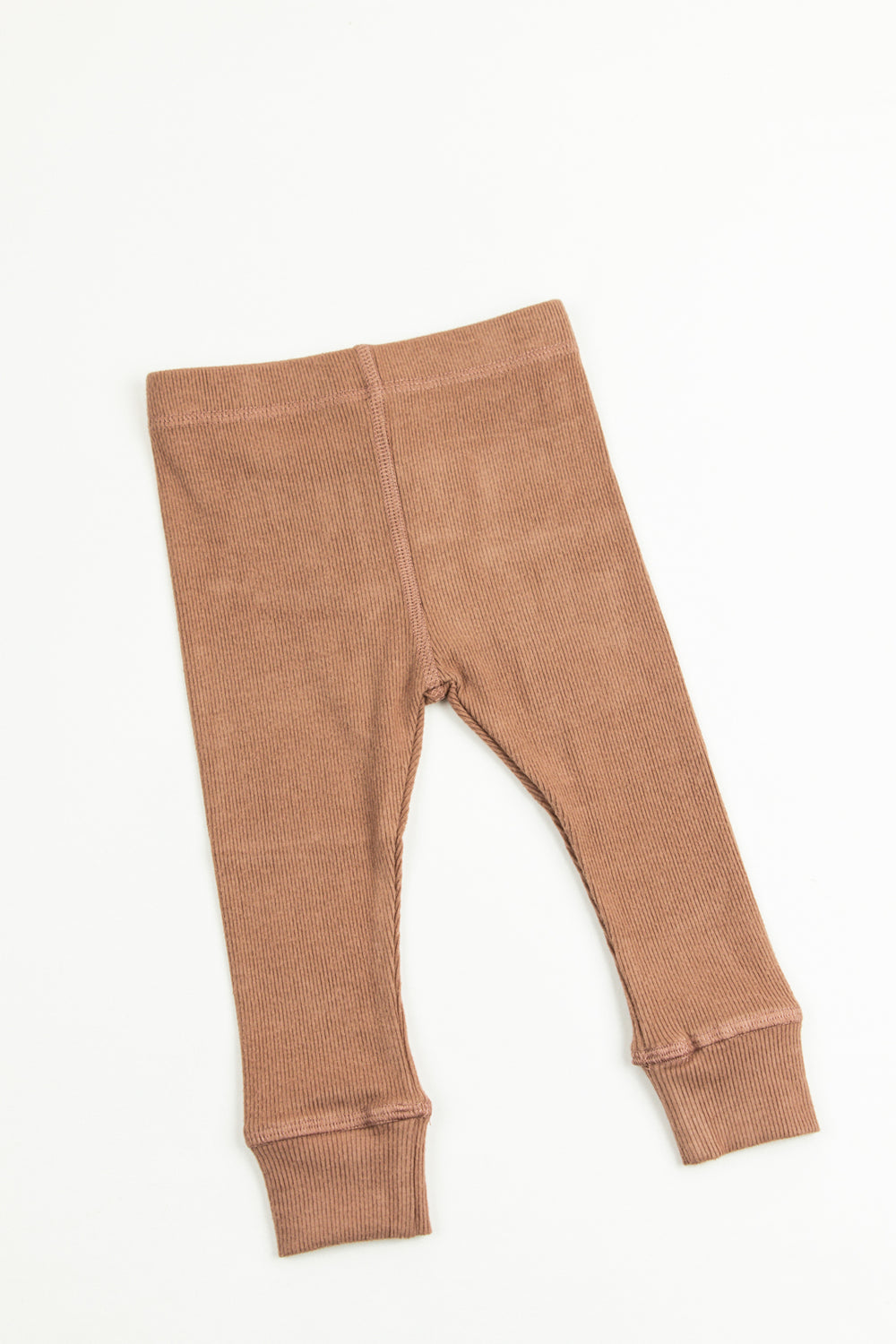 Babysprouts Ribbed Leggings | Pale Brick