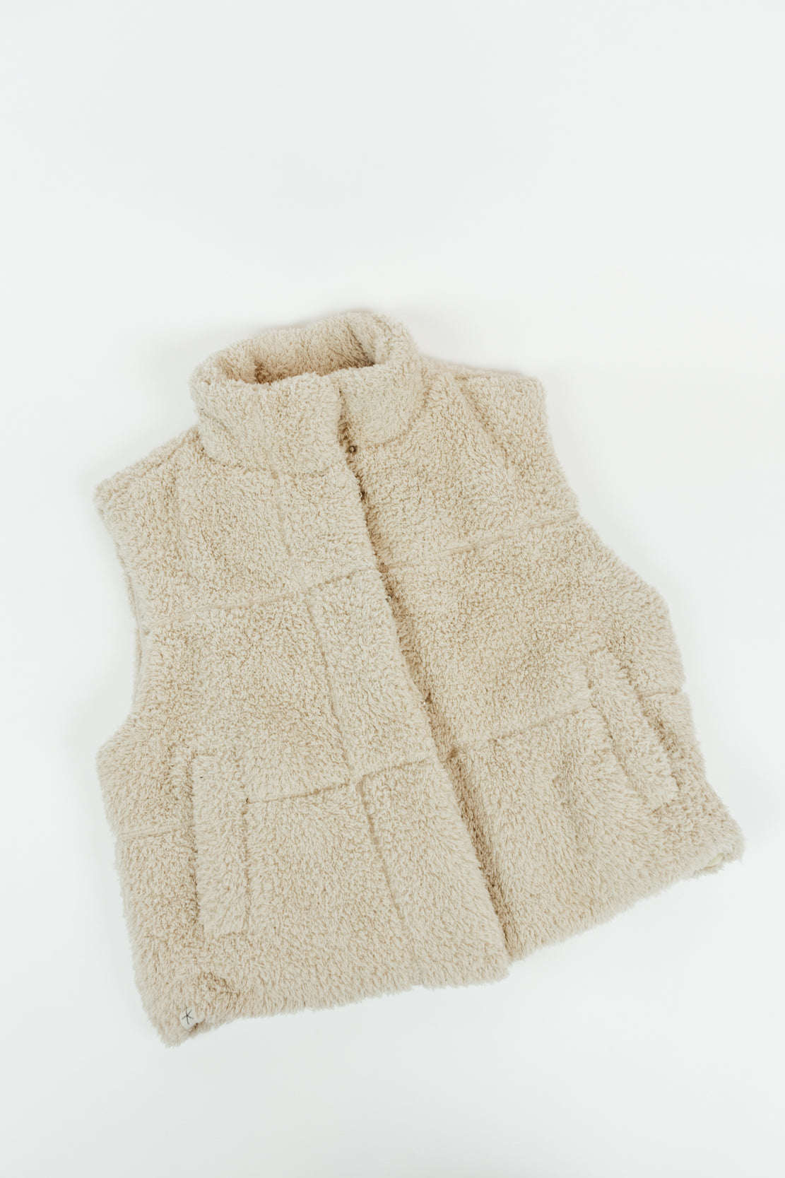 Barefoot Dreams Brushed Puffer Vest | Stone