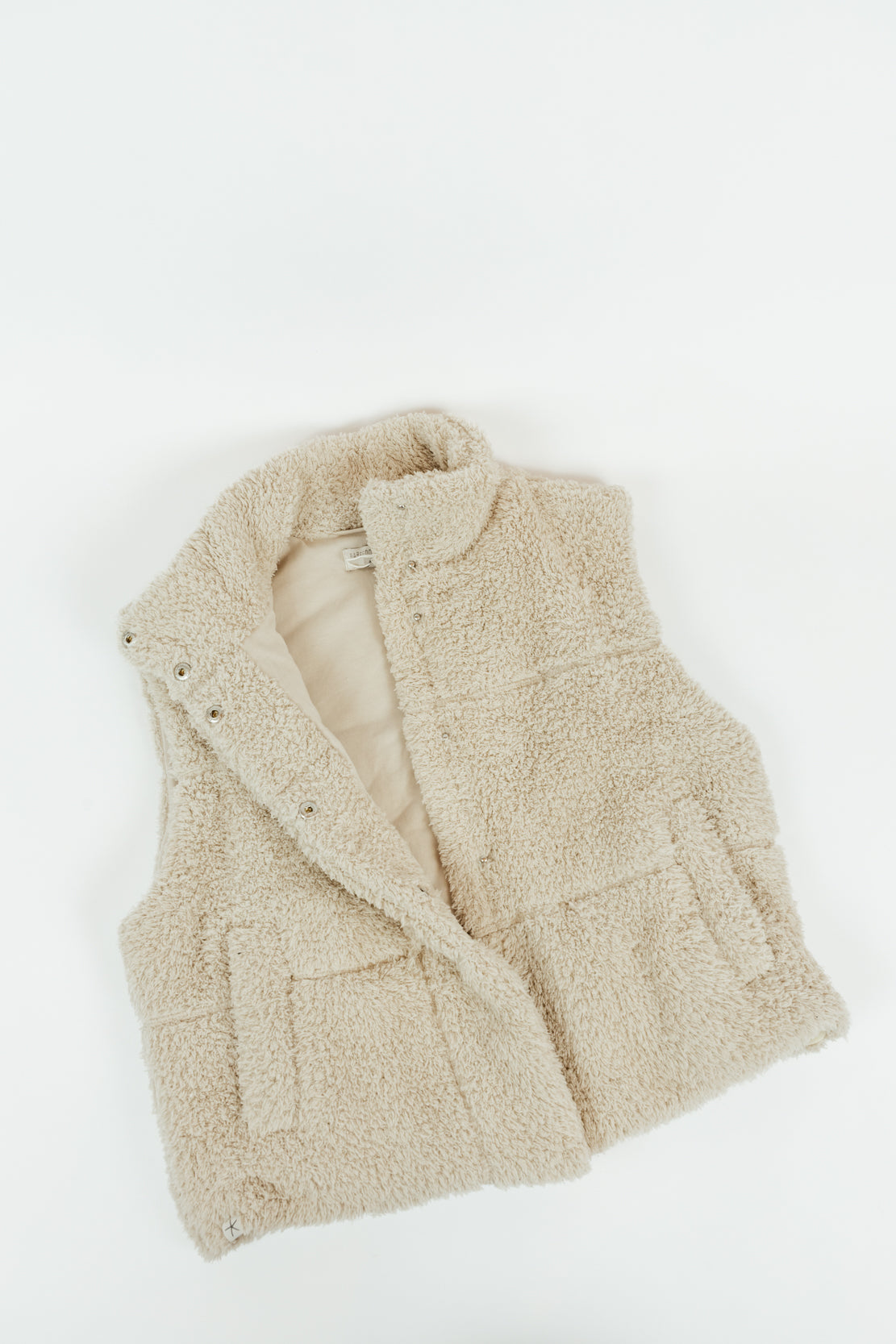 Barefoot Dreams Brushed Puffer Vest | Stone