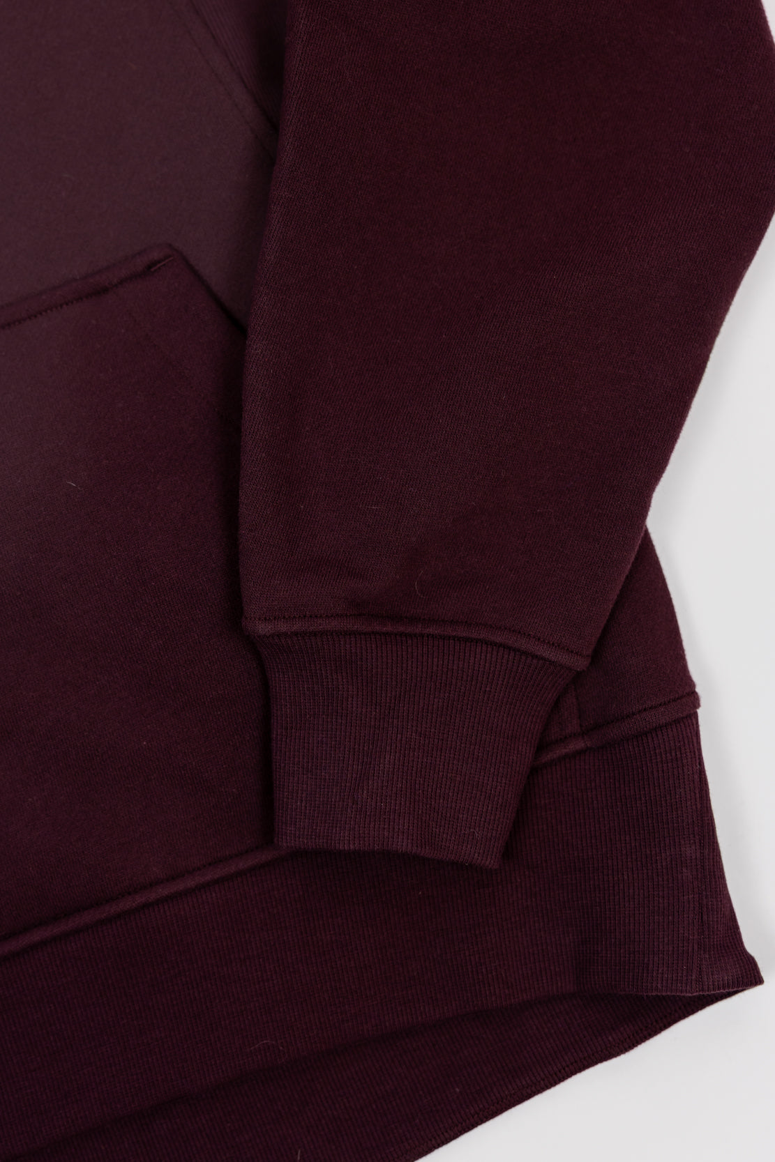 Scuba Oversized Funnel Neck Half Zip Long | Goodnight Plum
