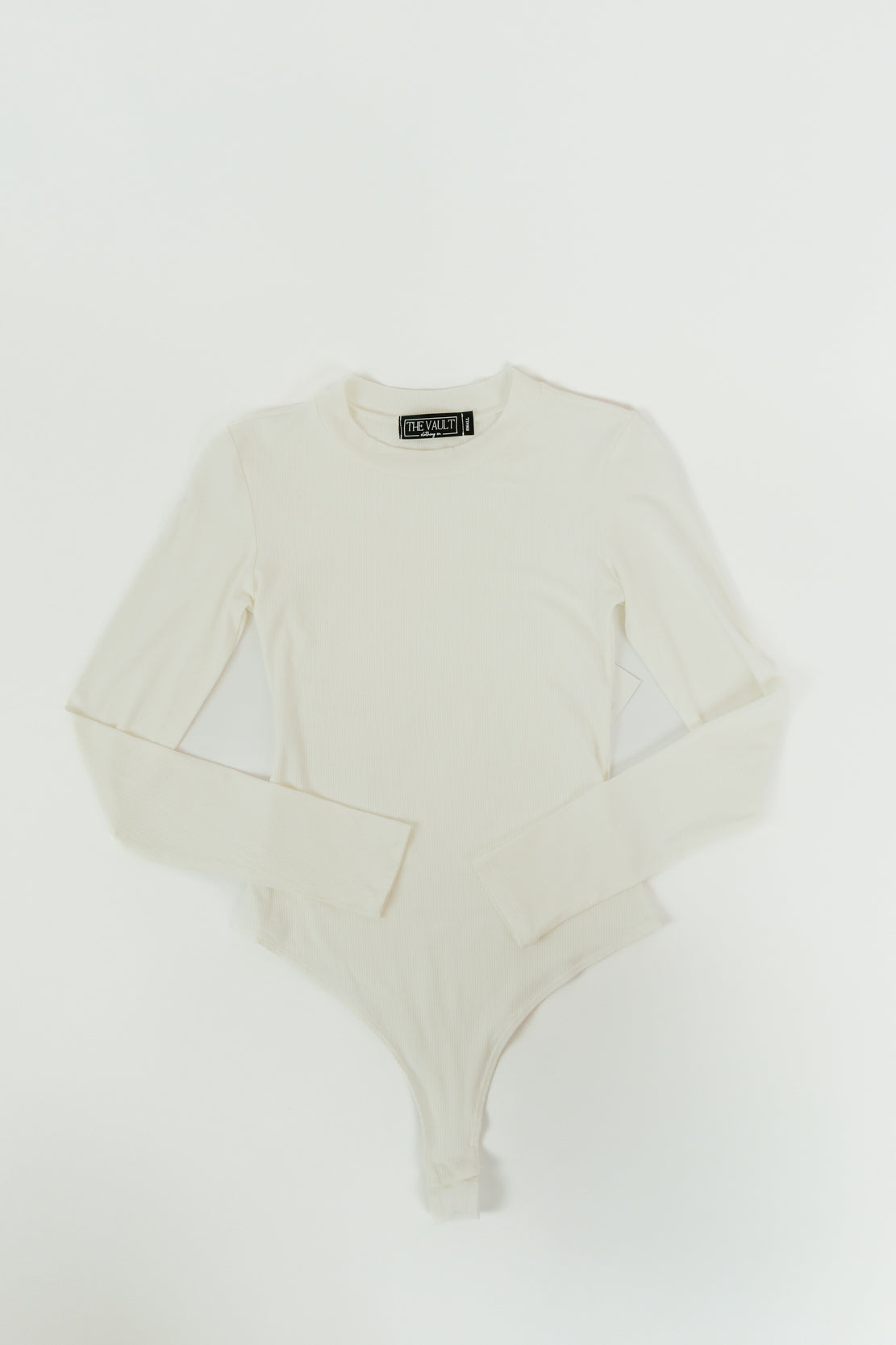 Meghan Long Sleeve Bodysuit | White
