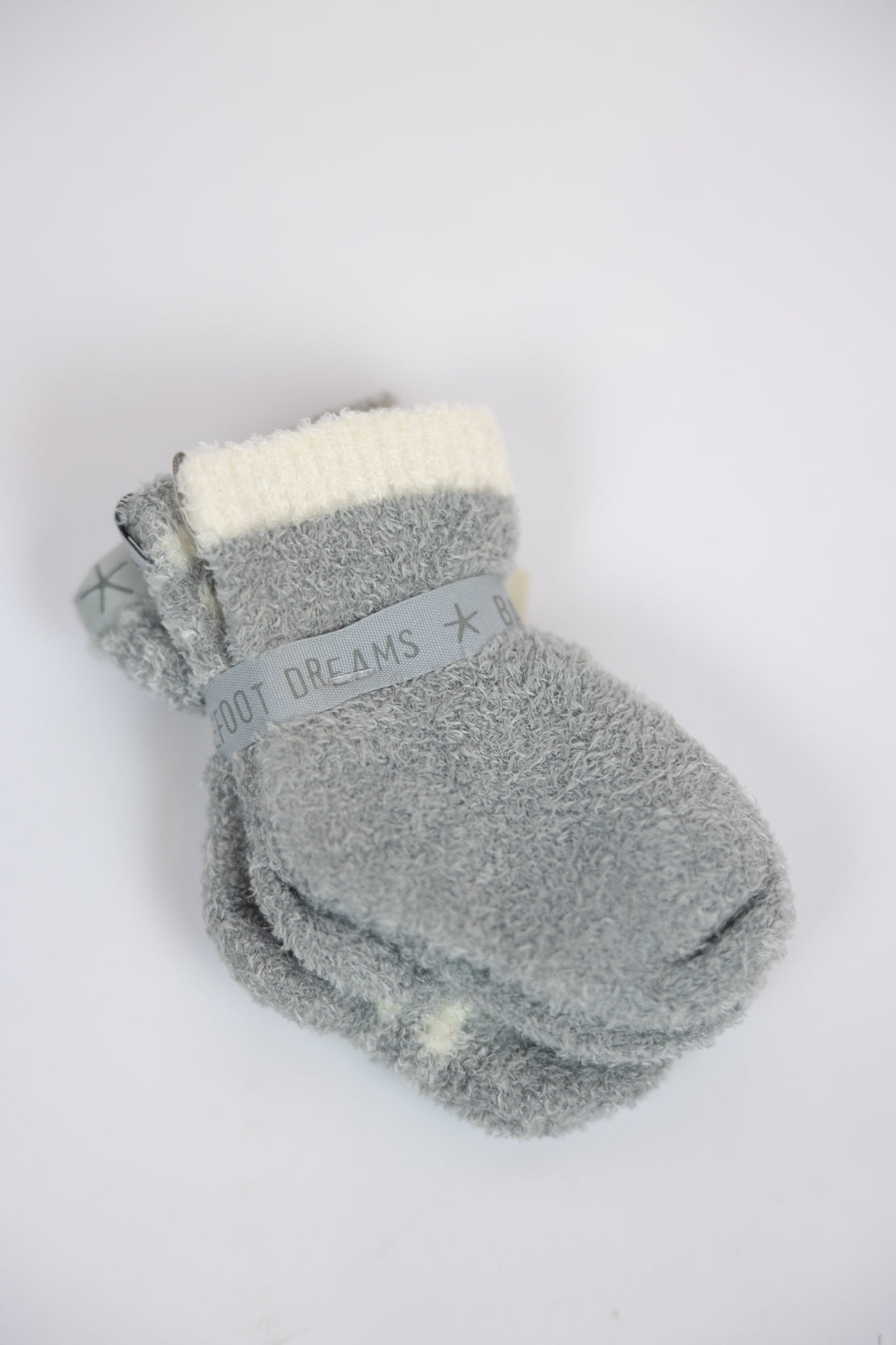 Barefoot Dreams Baby Plaid Sock Set | Moonbeam Cream