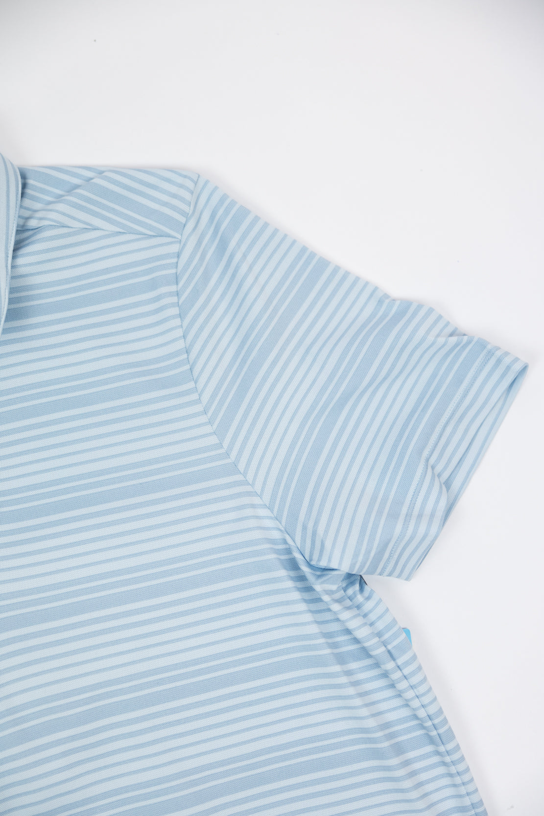 Men's DropTemp Dry Polo | Shadow Stripe/Light Blue