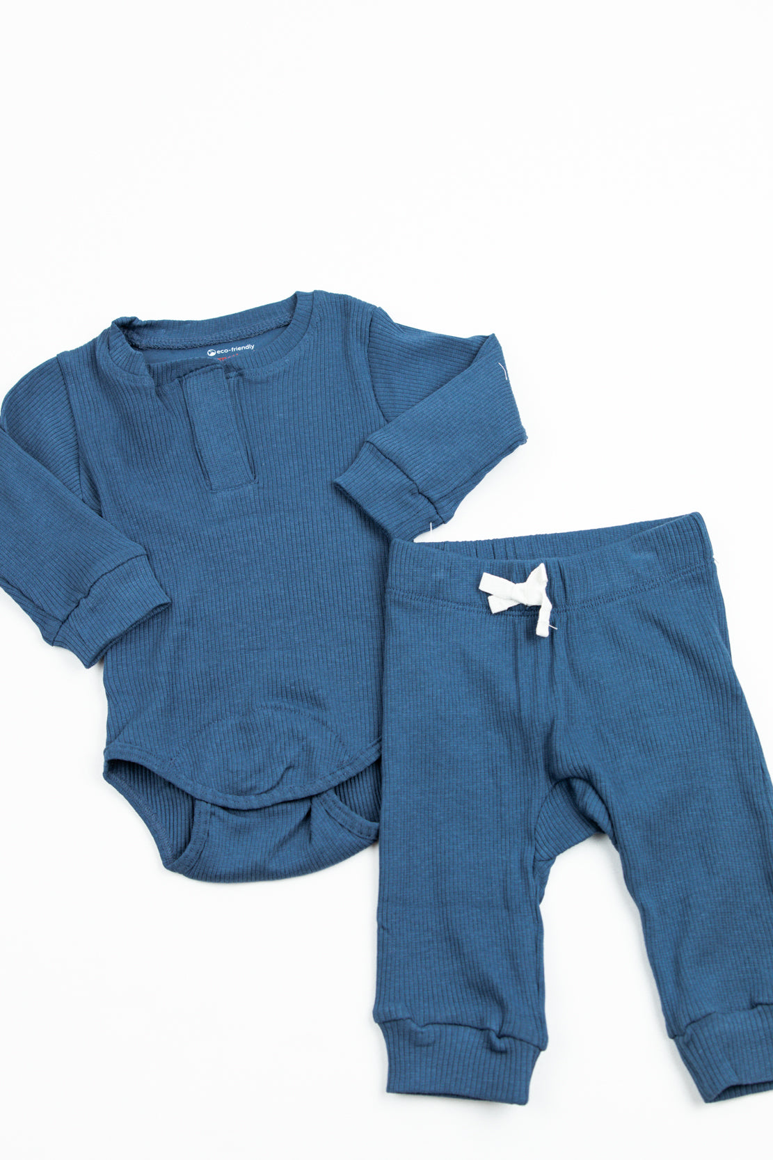 Magnetic Me LS Bodysuit & Pant | Symphony Blue Rib