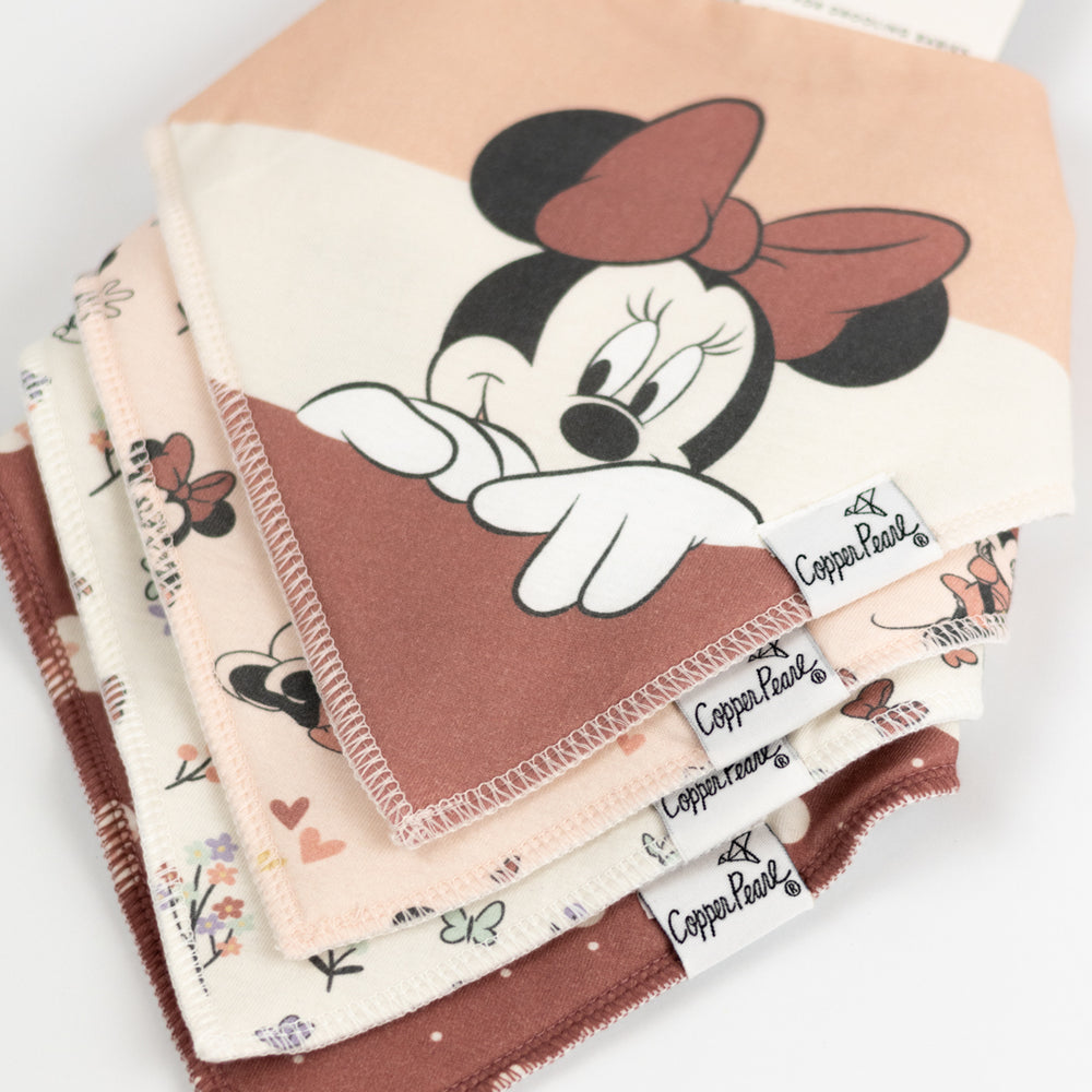 Copper Pearl Bib Set | Minnie Mouse