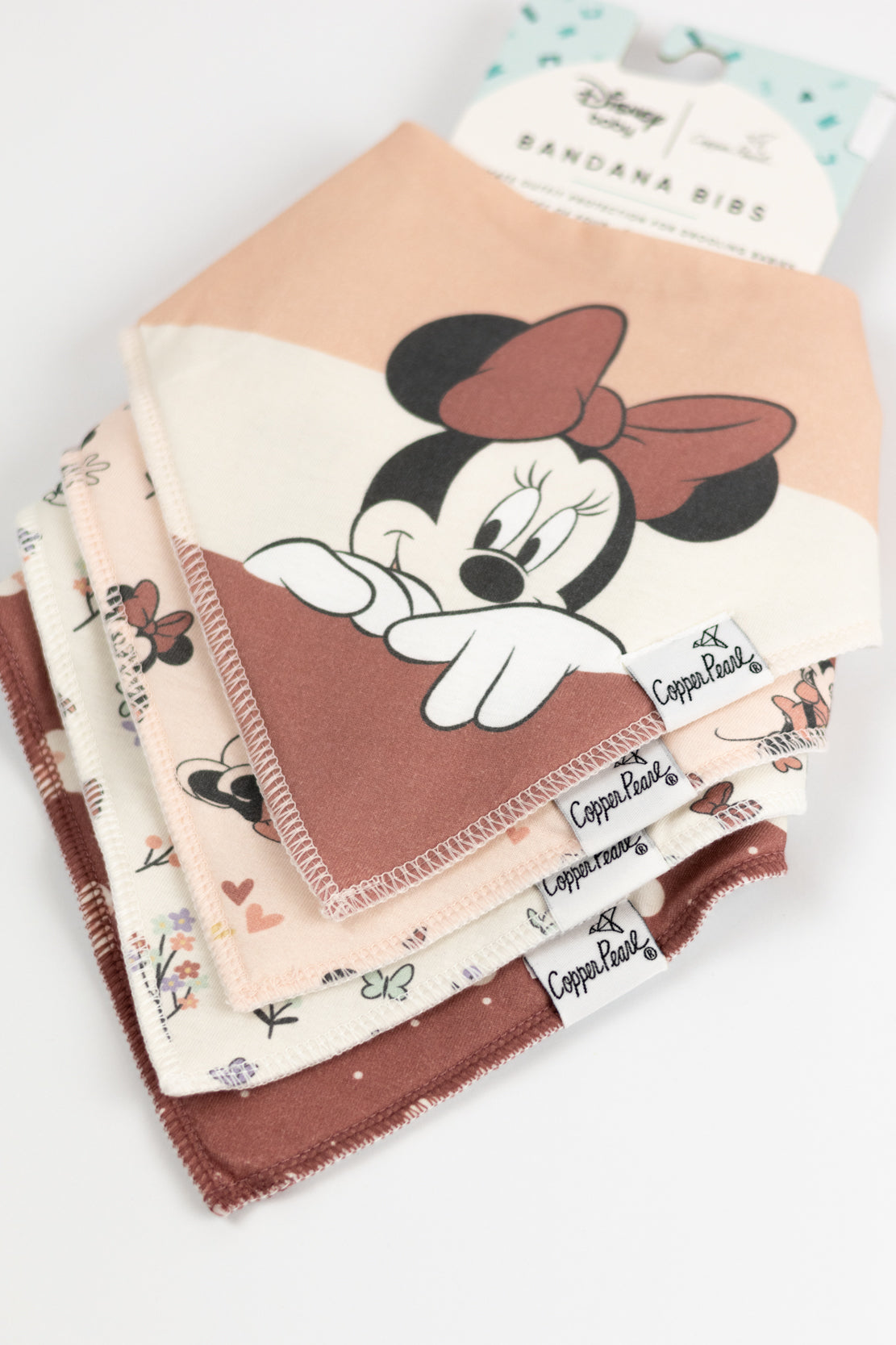 Copper Pearl Bib Set | Minnie Mouse