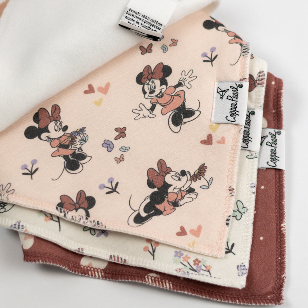 
                      
                        Copper Pearl Bib Set | Minnie Mouse
                      
                    