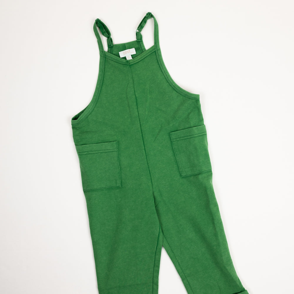 
                      
                        Girls' Oversized Knit Jumpsuit | Washed Green
                      
                    