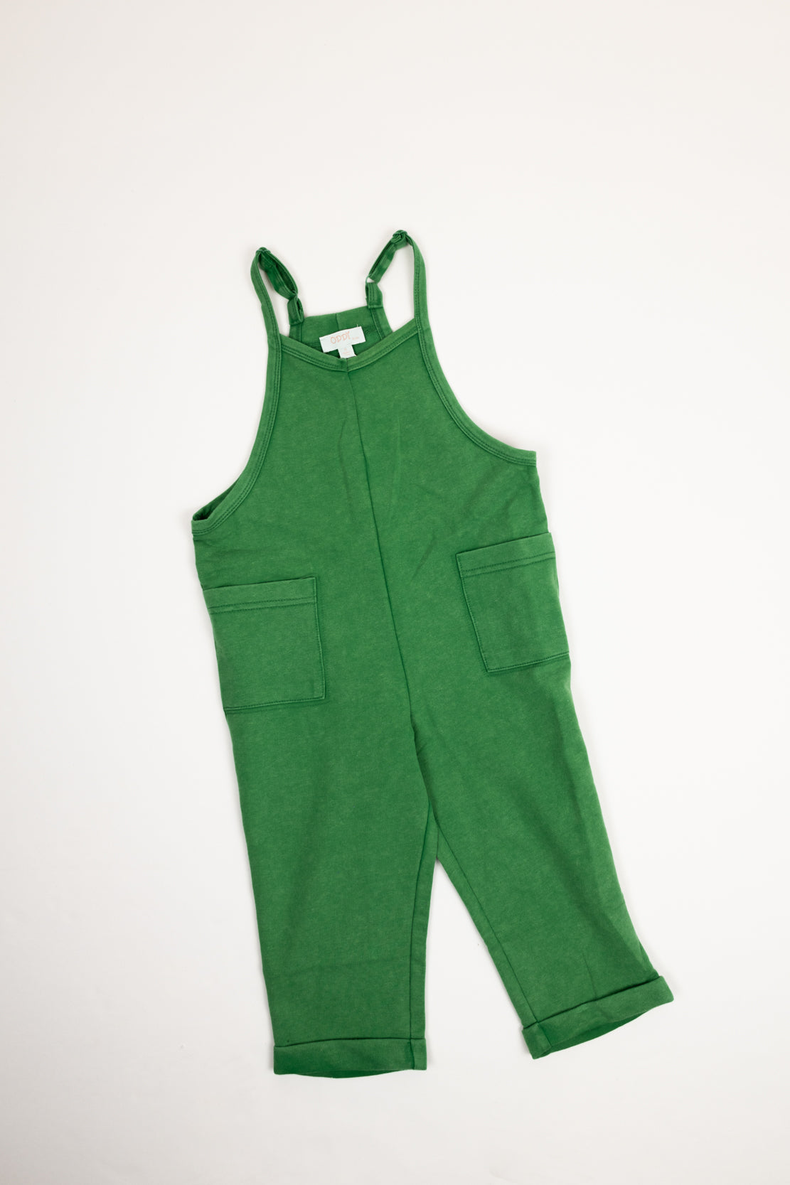Girls' Oversized Knit Jumpsuit | Washed Green