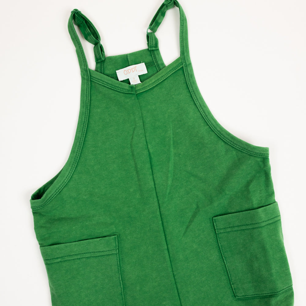 
                      
                        Girls' Oversized Knit Jumpsuit | Washed Green
                      
                    