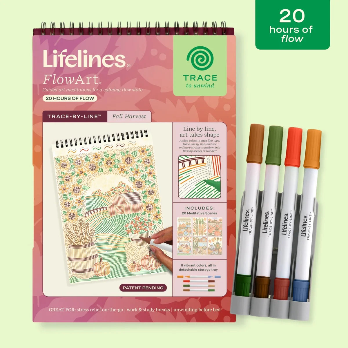FlowArt Trace by Line | Fall Harvest