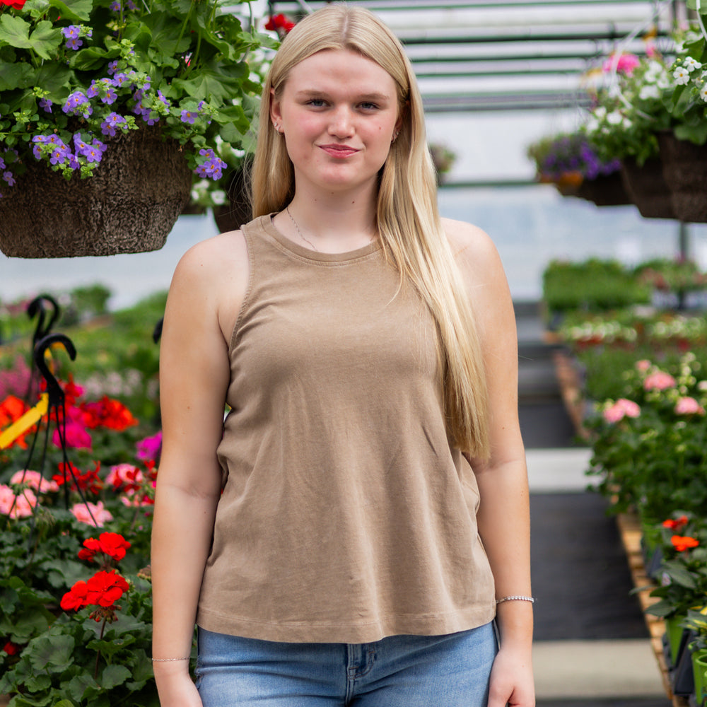 
                      
                        Jenna Knit Tank | Mocha Brown
                      
                    