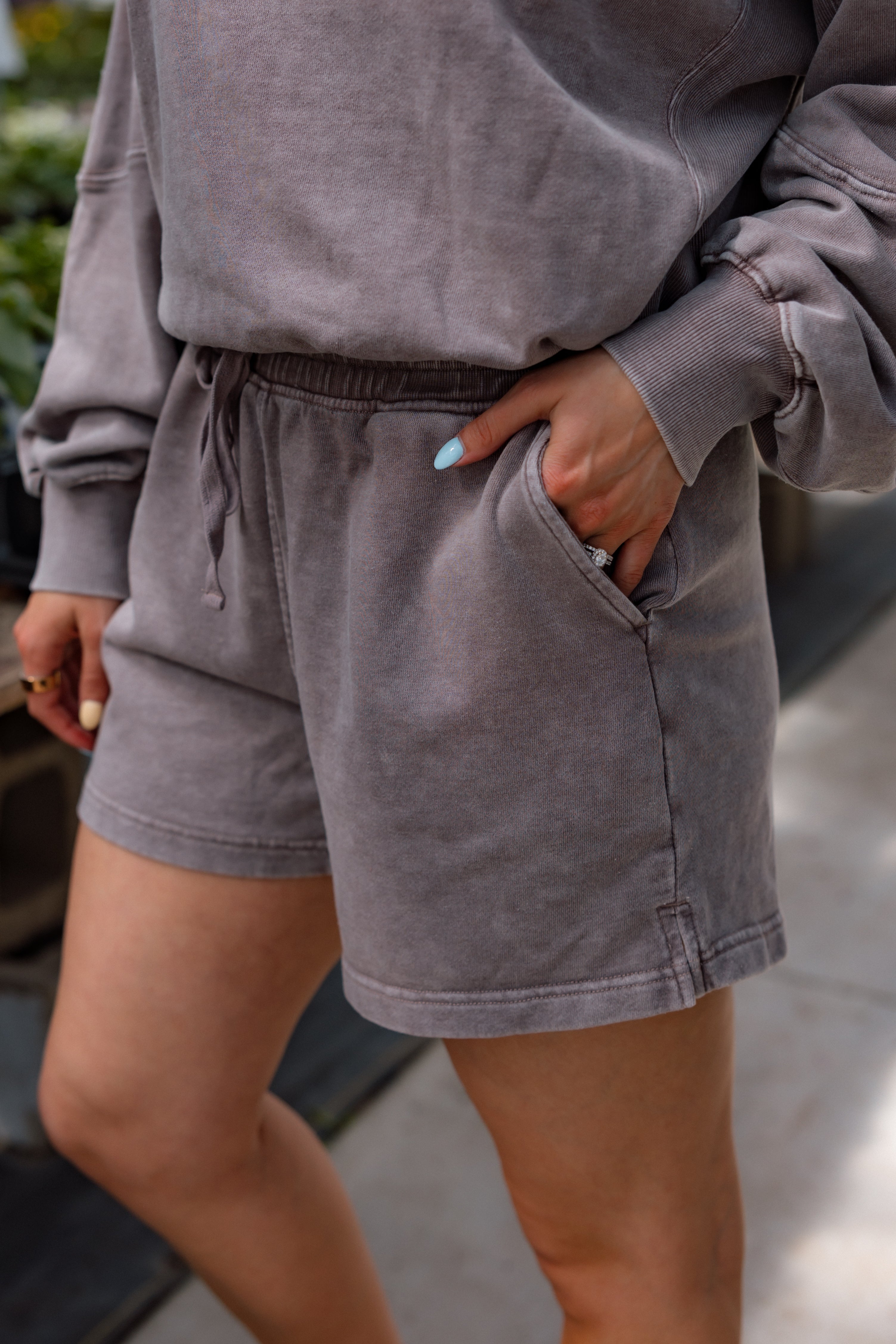 Sage French Terry Short Set | Mocha