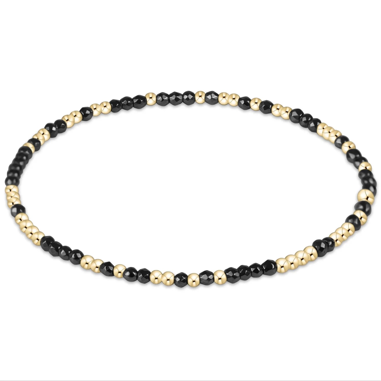 enewton Hope Unwritten 2mm Bead Bracelet | Faceted Hematite