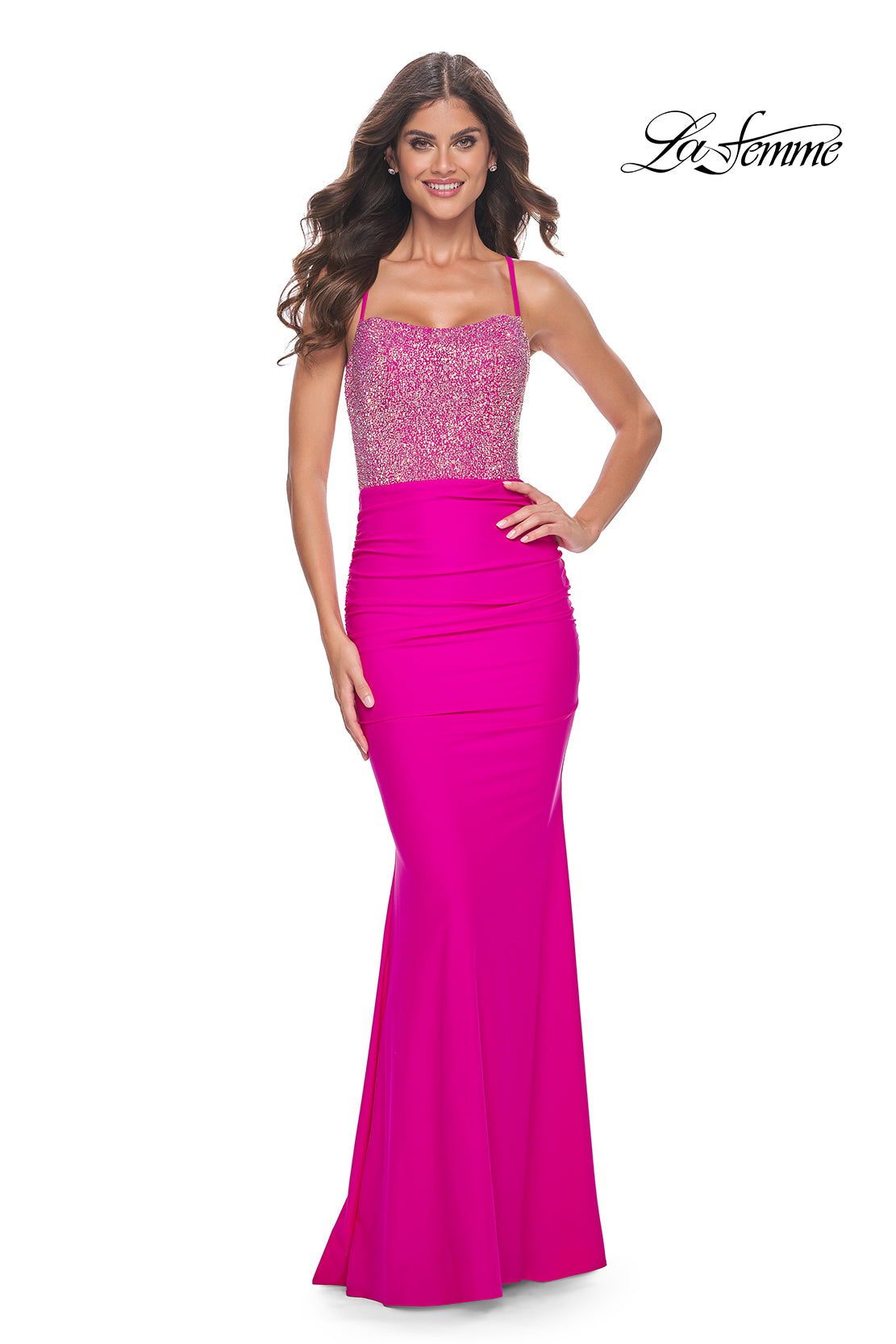 Prom Dress 32325 | Hot Fuchsia