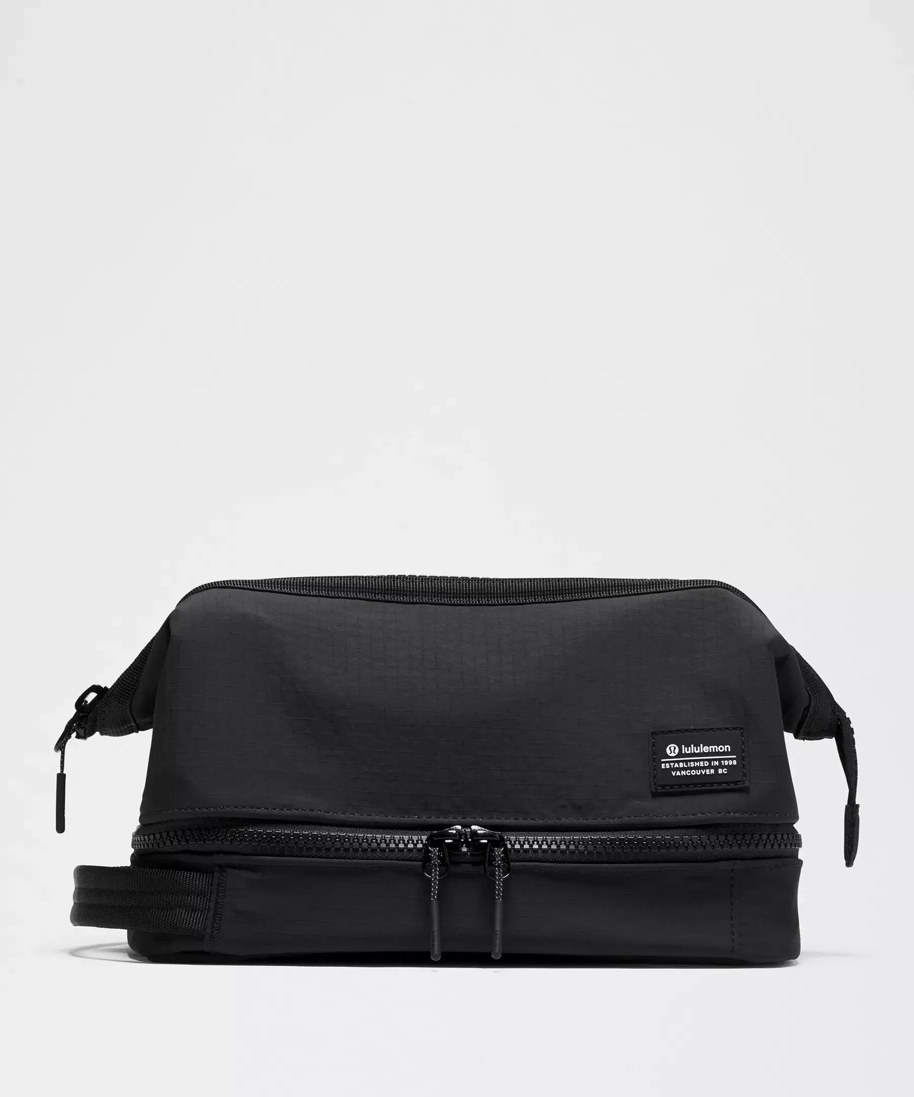 Dual-Compartment Toiletry Bag | Black