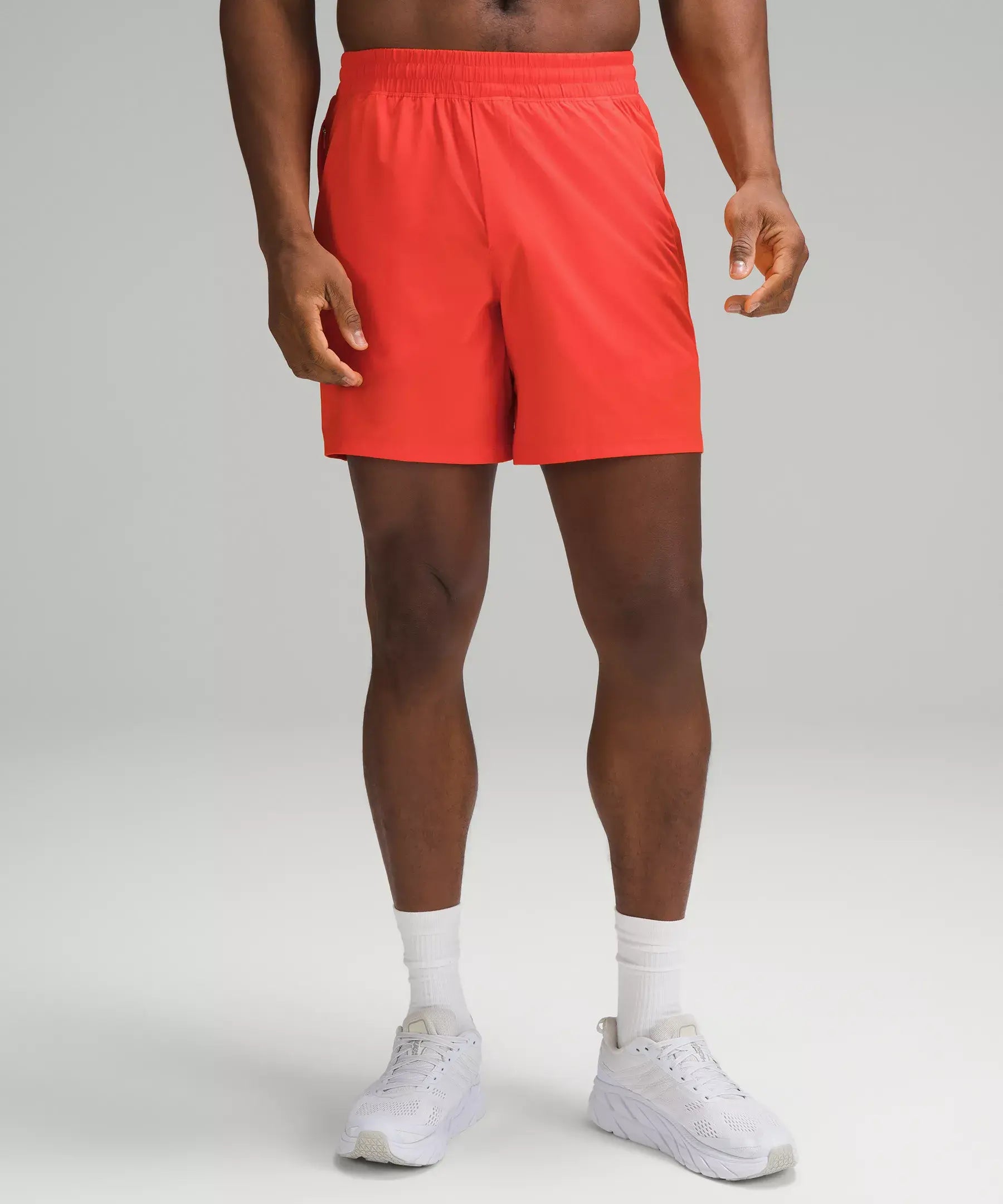 Men's Pace Breaker Linerless Short 7" | Solar Orange