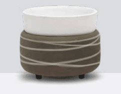 Wax Melter | Grey & White Spiral