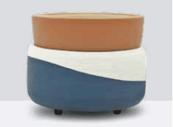 Wax Melter | Terracotta & Navy