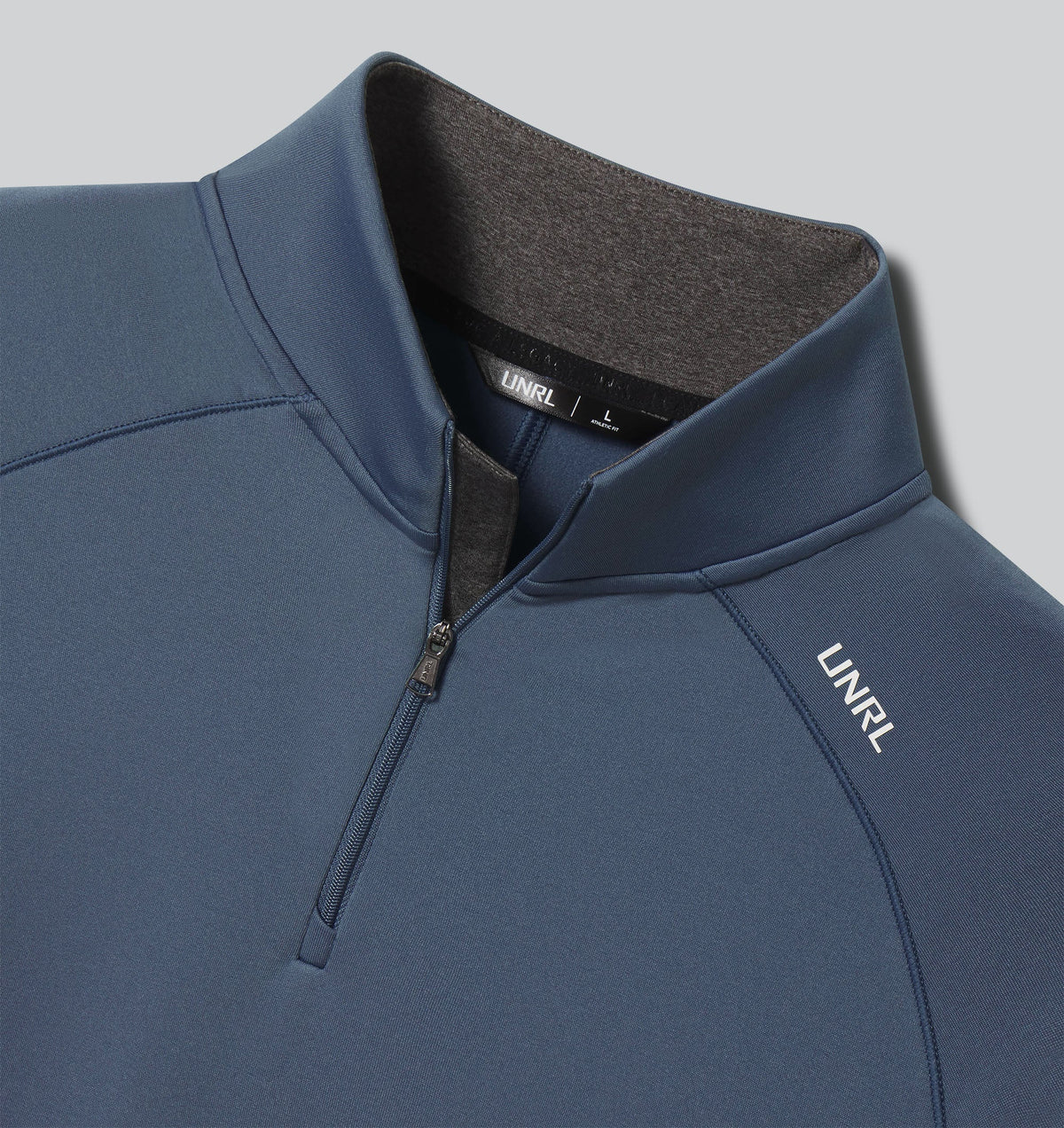 Men's UNRL Interlock Quarter Zip | Nordic Blue