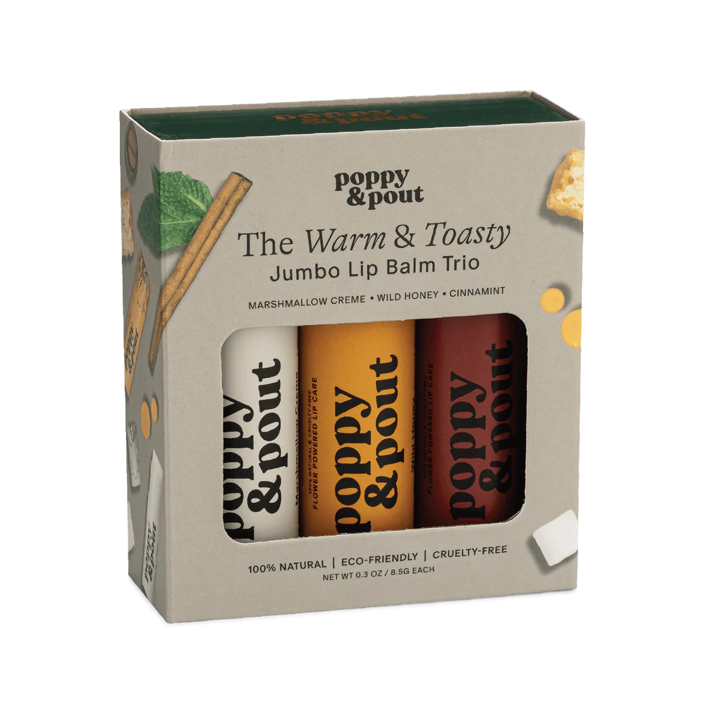Lip Balm Gift Set Trio | Warm and Toasty
