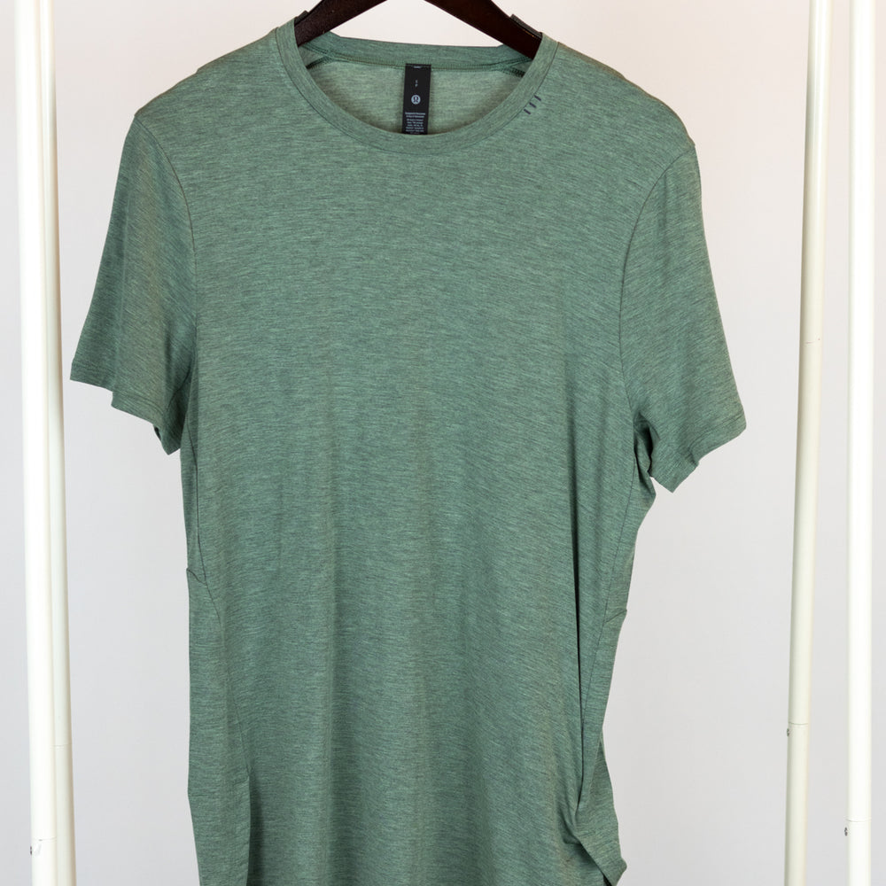 Men's Balancer Short-Sleeve Shirt | Heathered Grey Eucalyptus