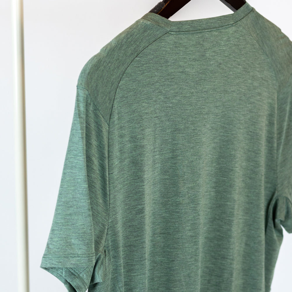 
                      
                        Men's Balancer Short-Sleeve Shirt | Heathered Grey Eucalyptus
                      
                    