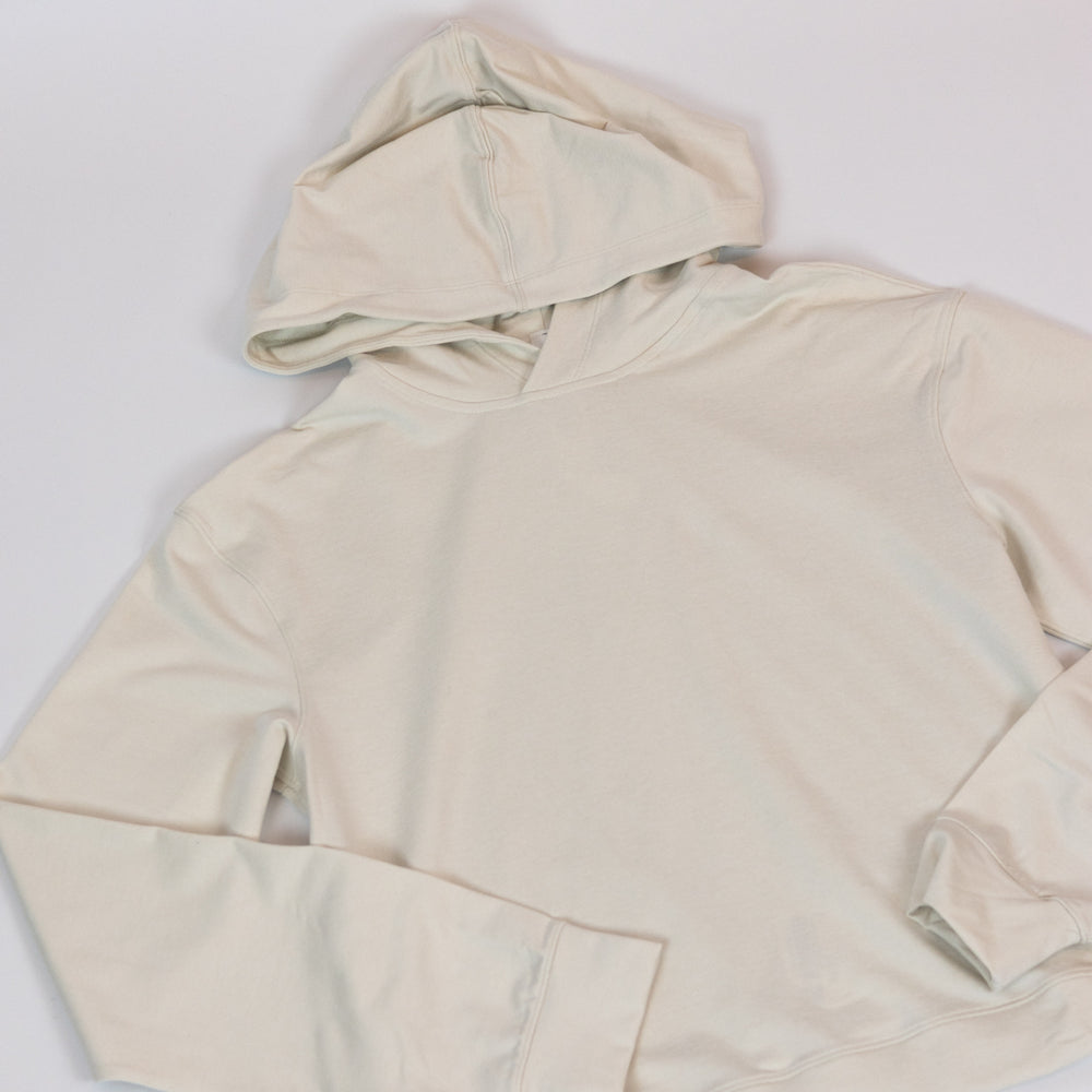 Soft Jersey Classic Fit Hoodie | Heathered Bone