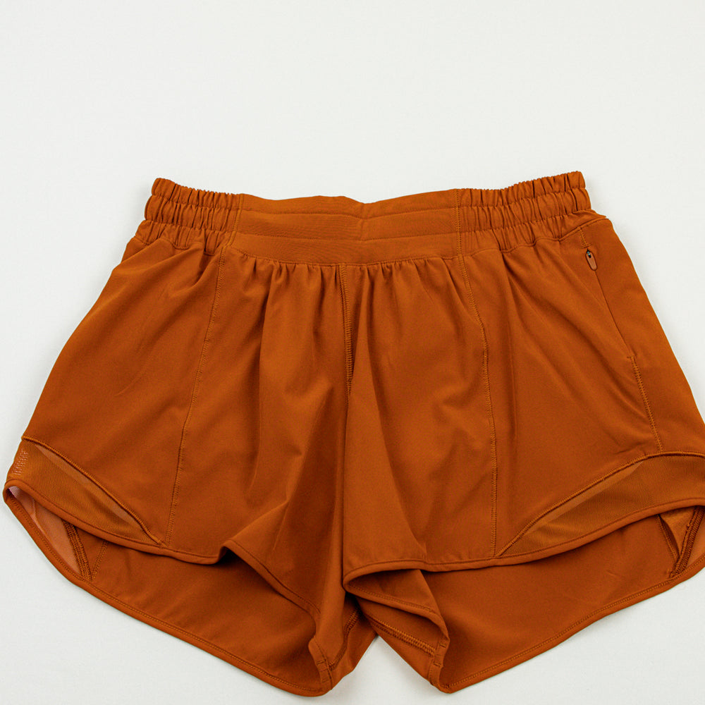 Hotty Hot Short 4" *Lined | Burnt Orange