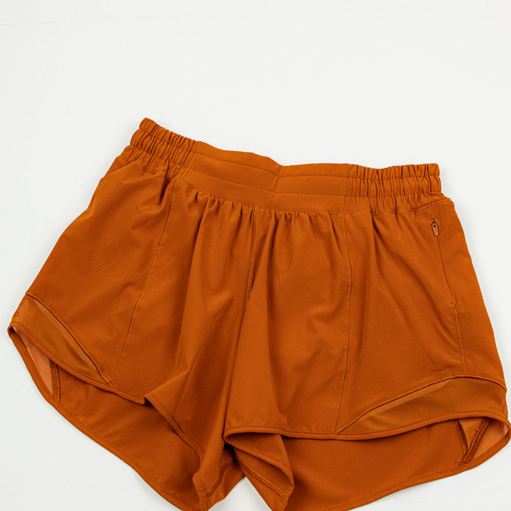 Hotty Hot Short 4" *Lined | Burnt Orange