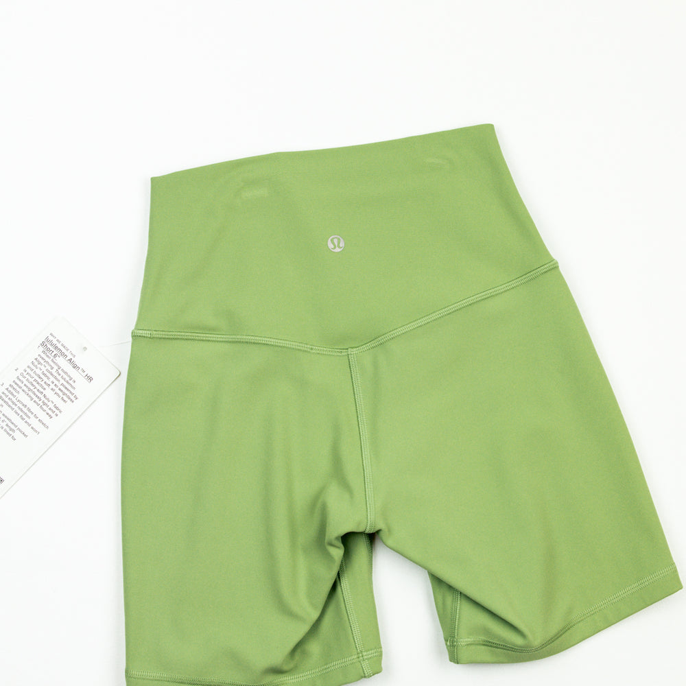 lululemon Align™ High Rise Short 6"* double lined | Edamame Green