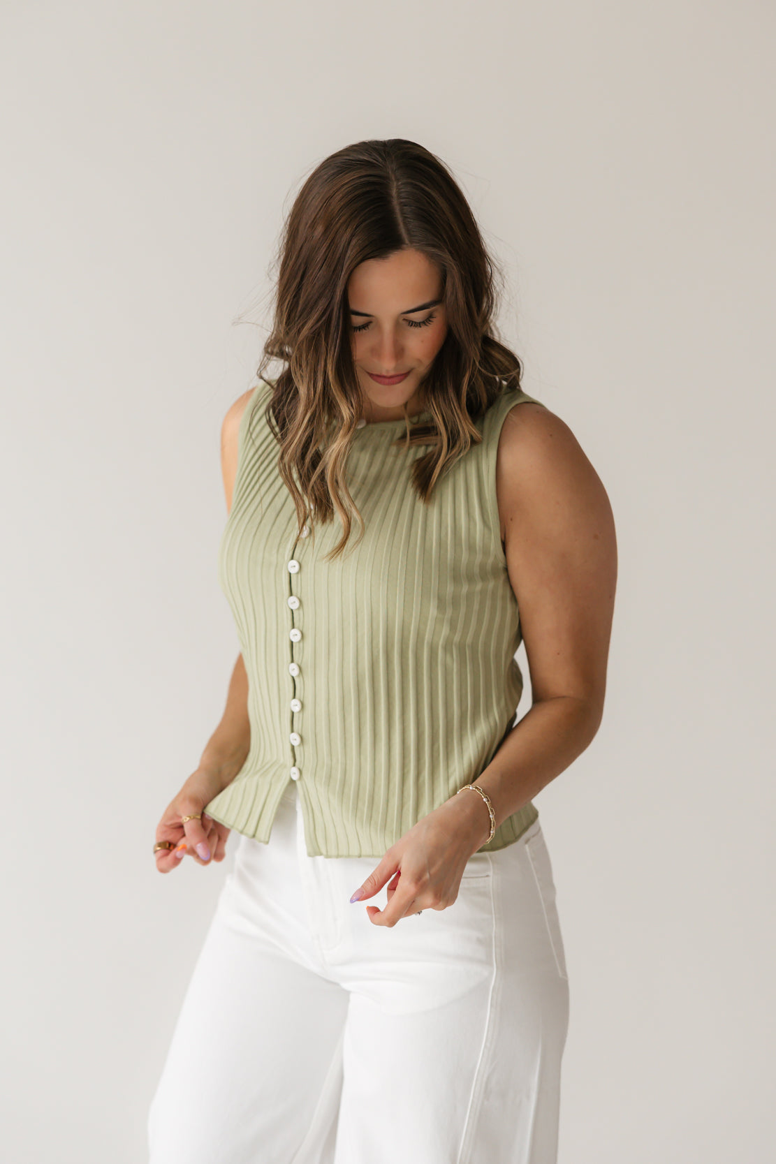 Tilly Vest | Weeping Willow