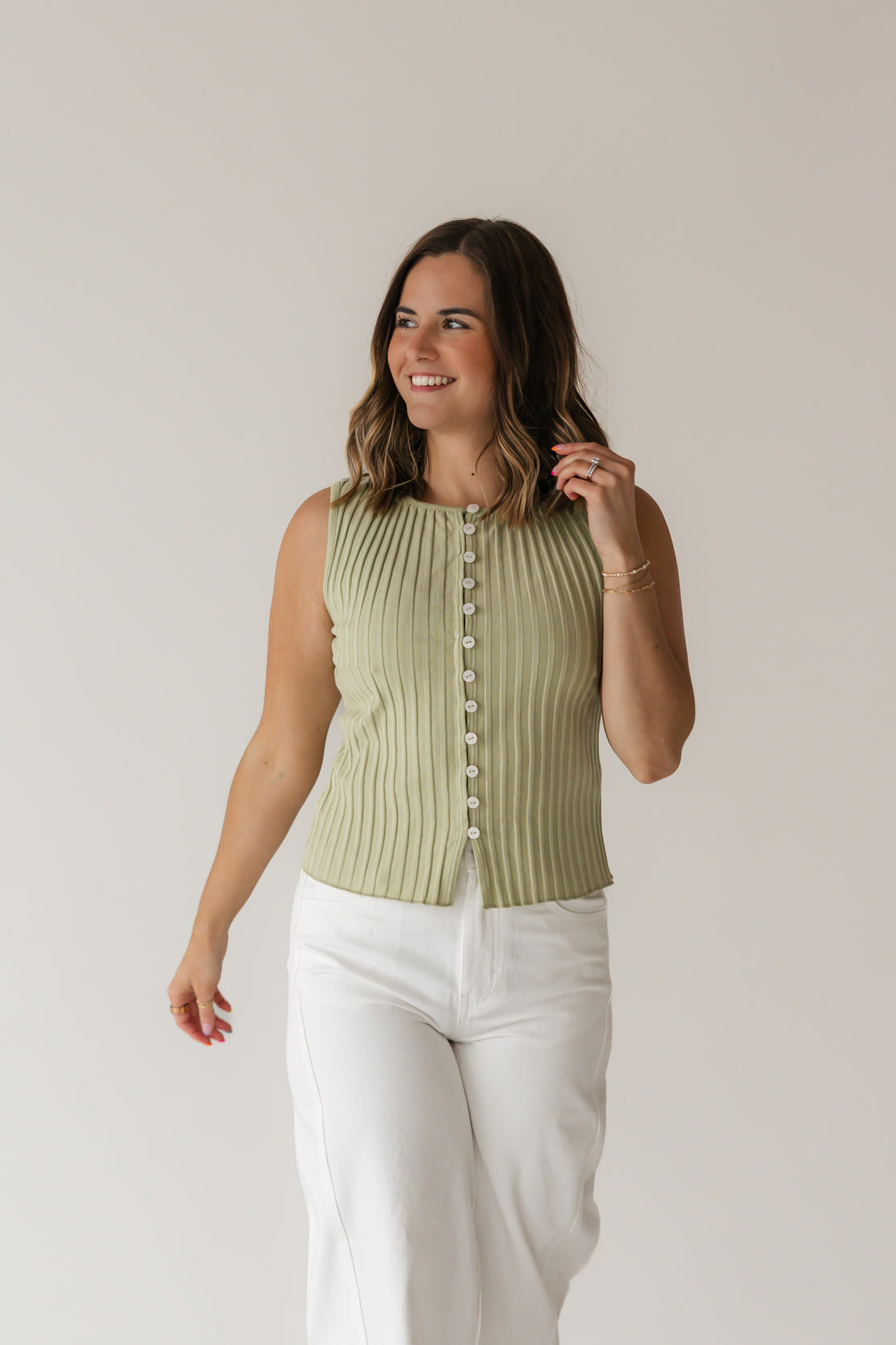 Tilly Vest | Weeping Willow