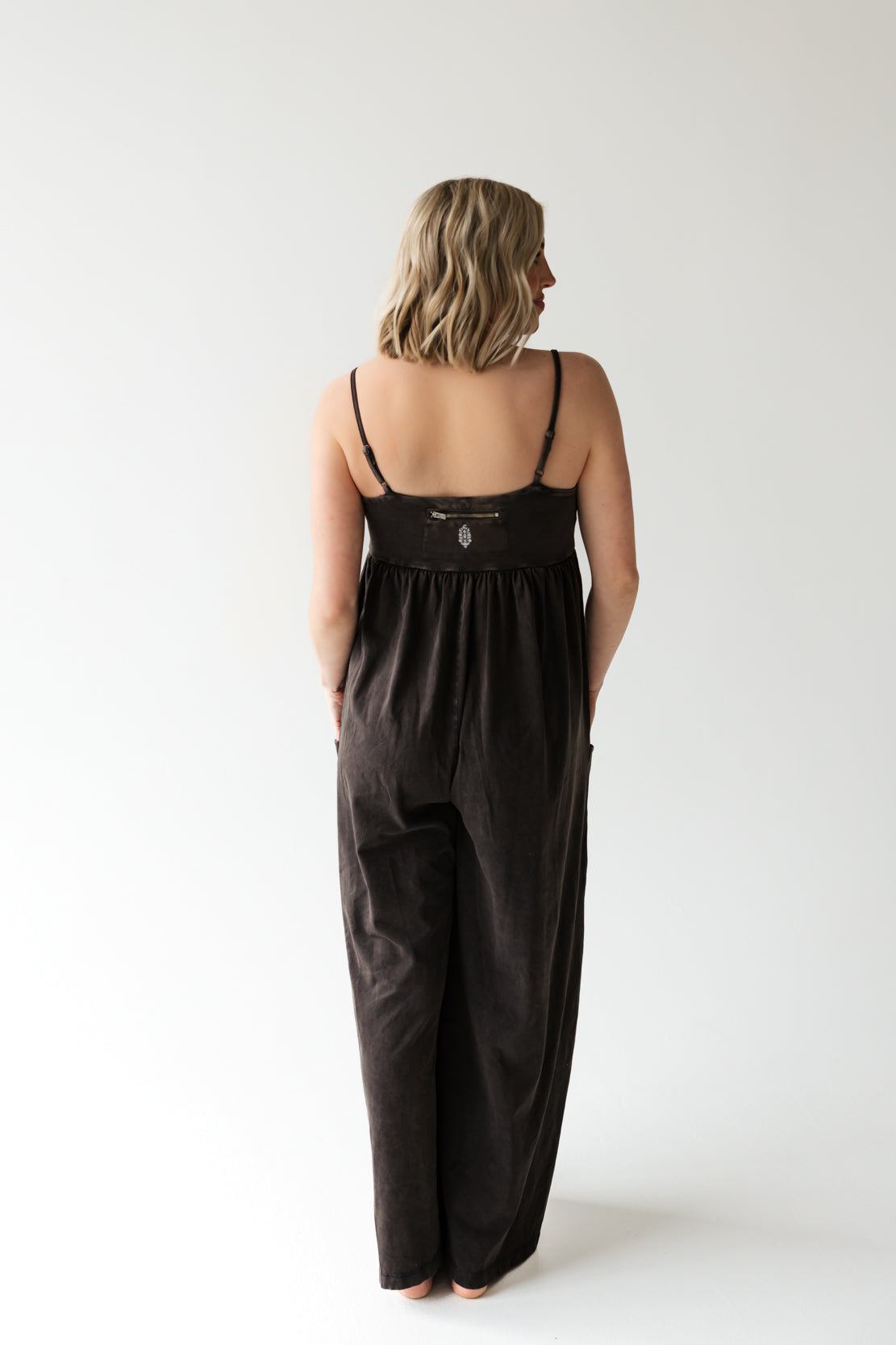 Hot Shot Strappy Onesie | Black