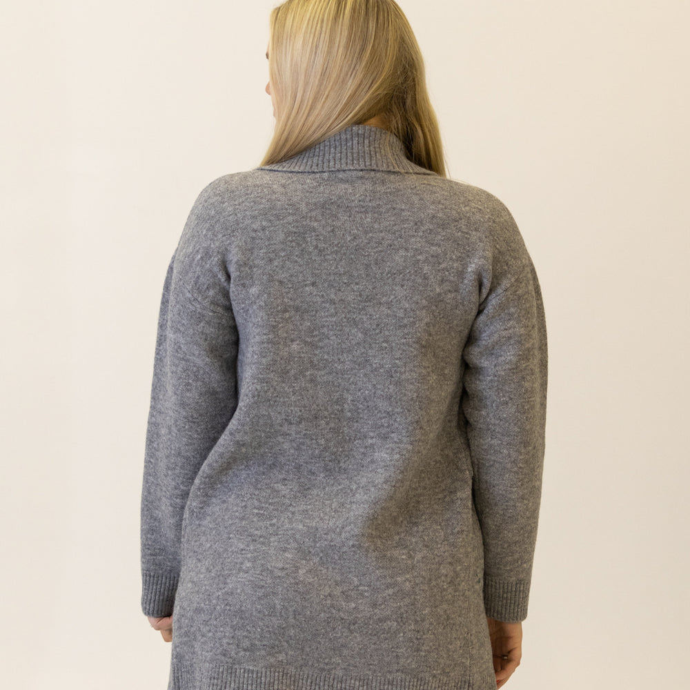 Astrid Oversized Cardigan | Heather Grey