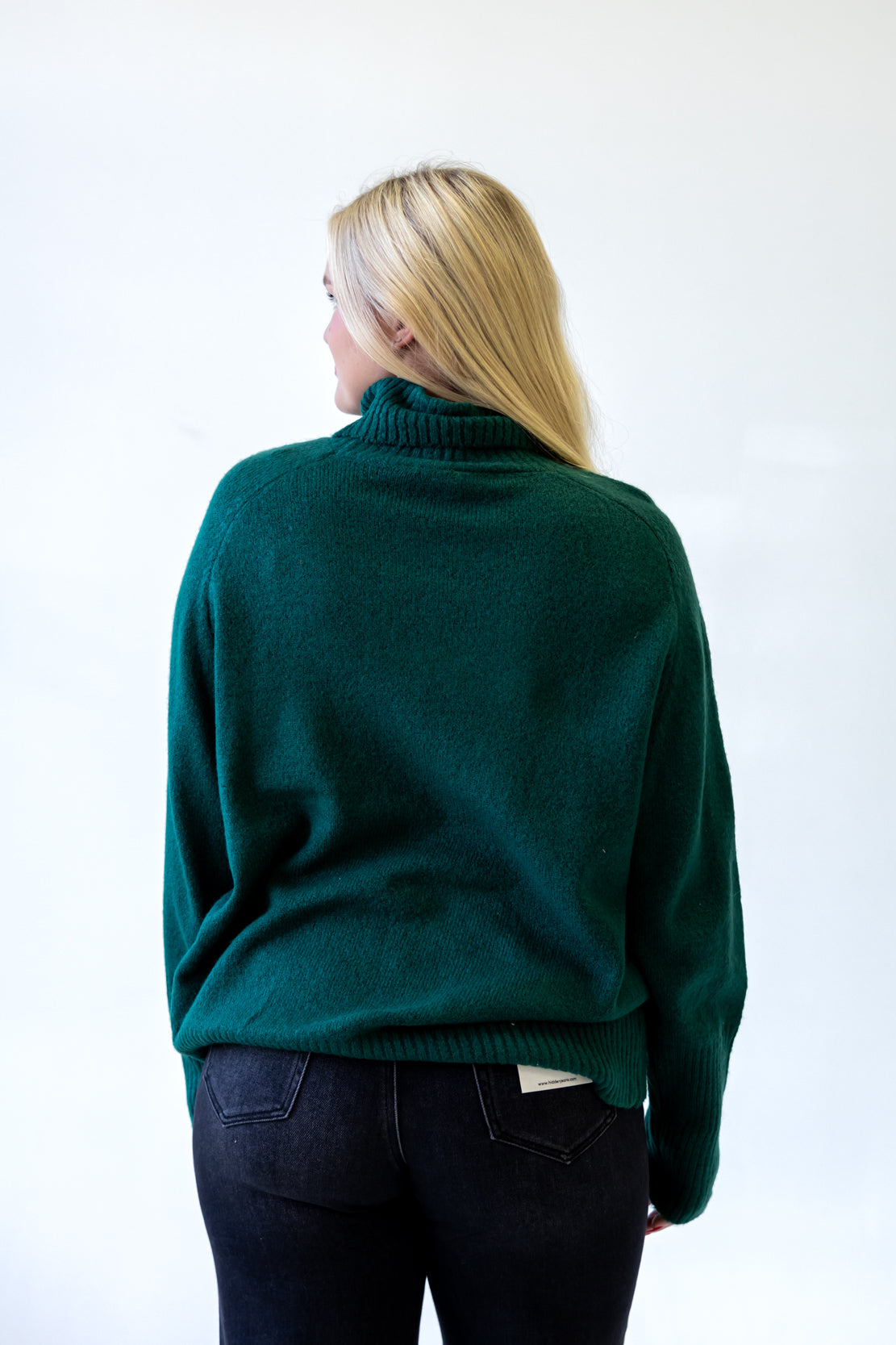 Sadie Turtleneck Sweater | Dark Green