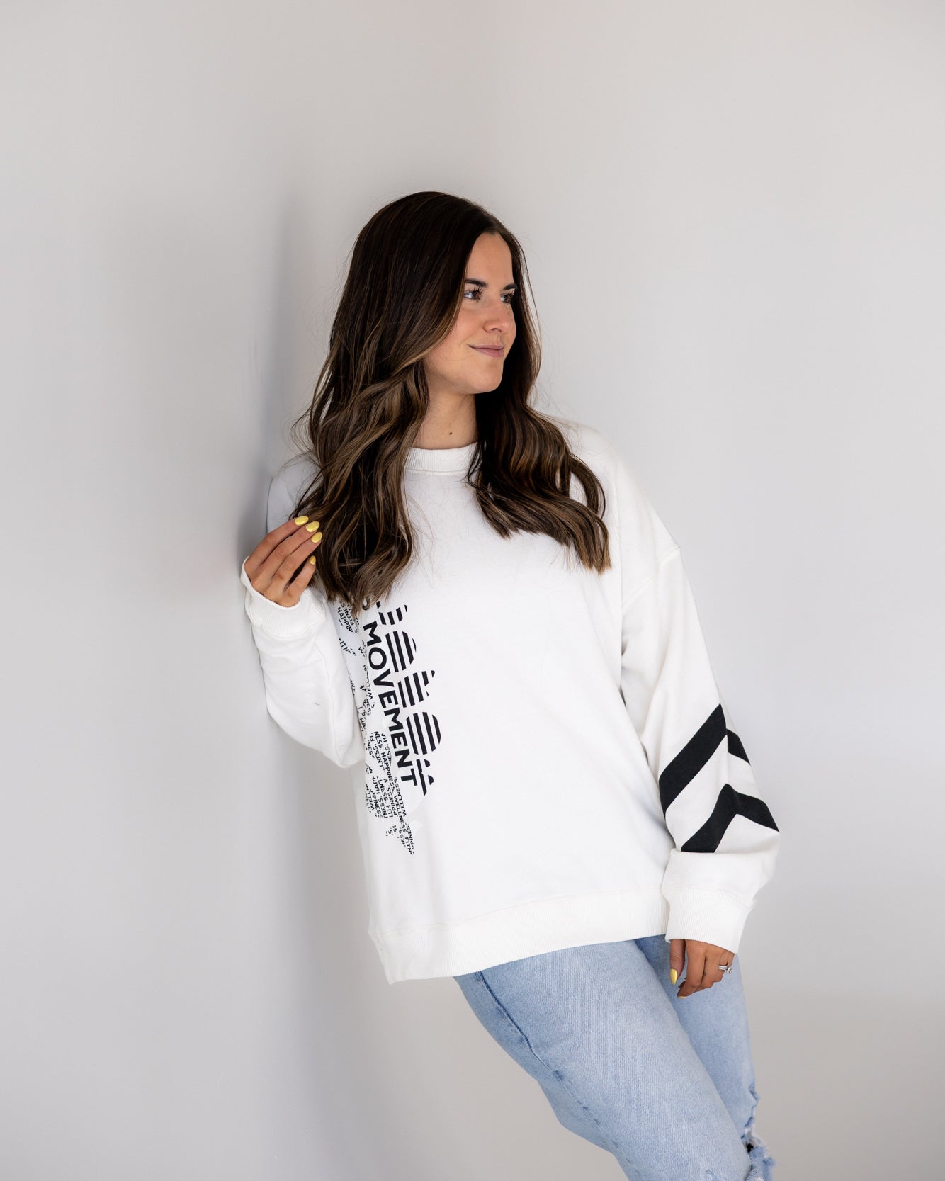 All Star Pullover Logo | Ivory/Black Combo