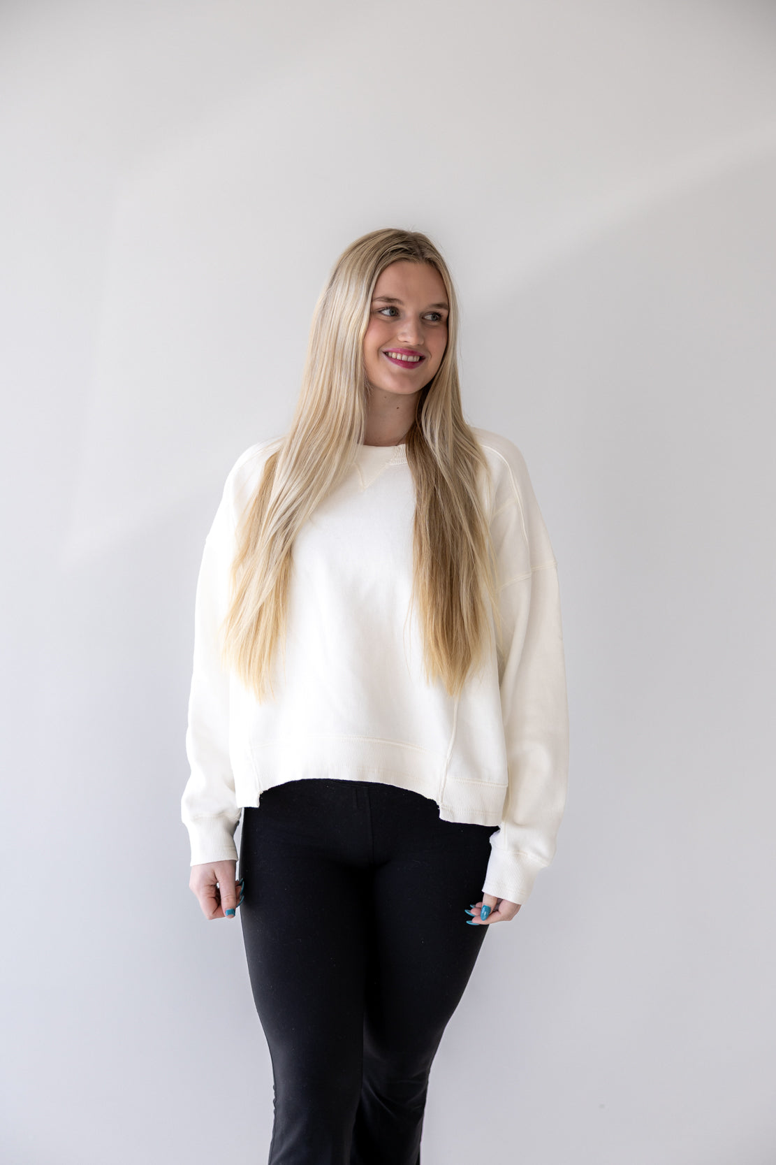 Intercept Pullover | White