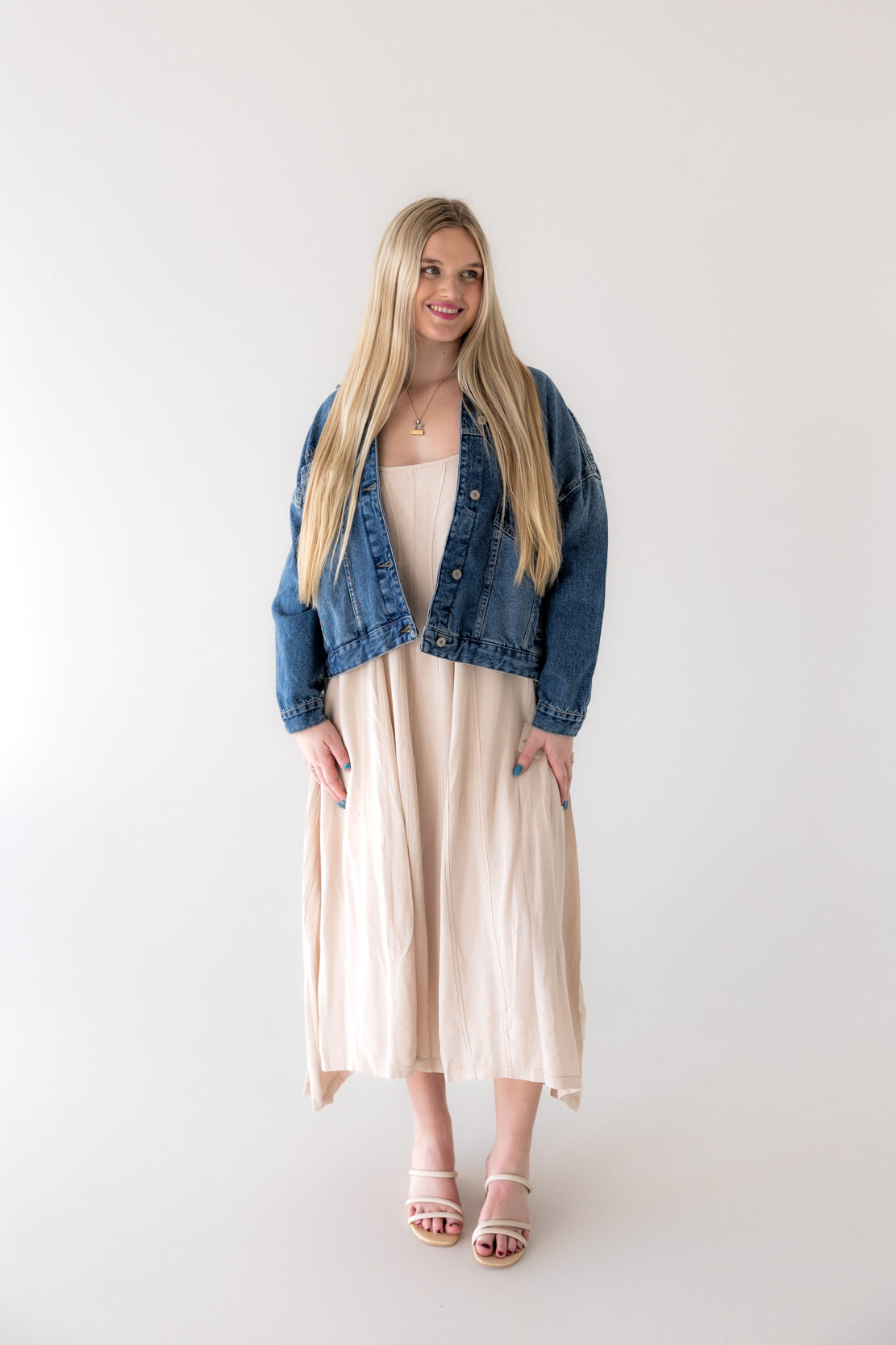 Ashlyn Flowy Maxi Dress | Natural