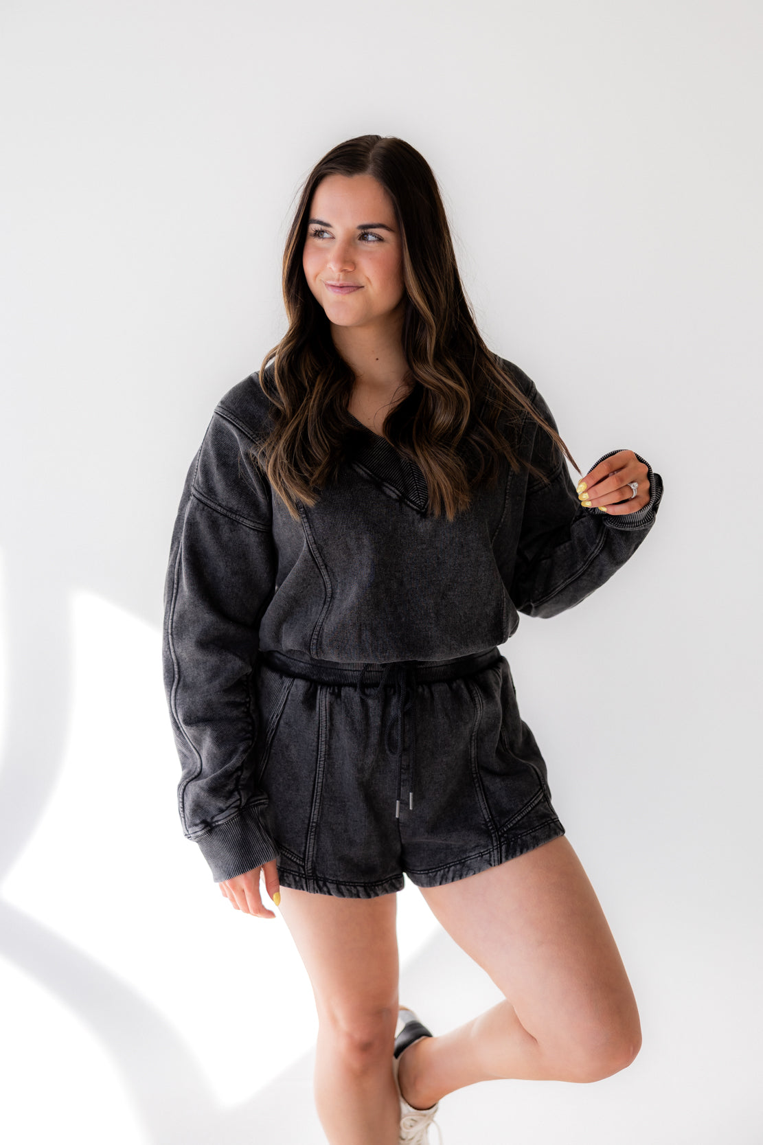 Intercept Romper | Black