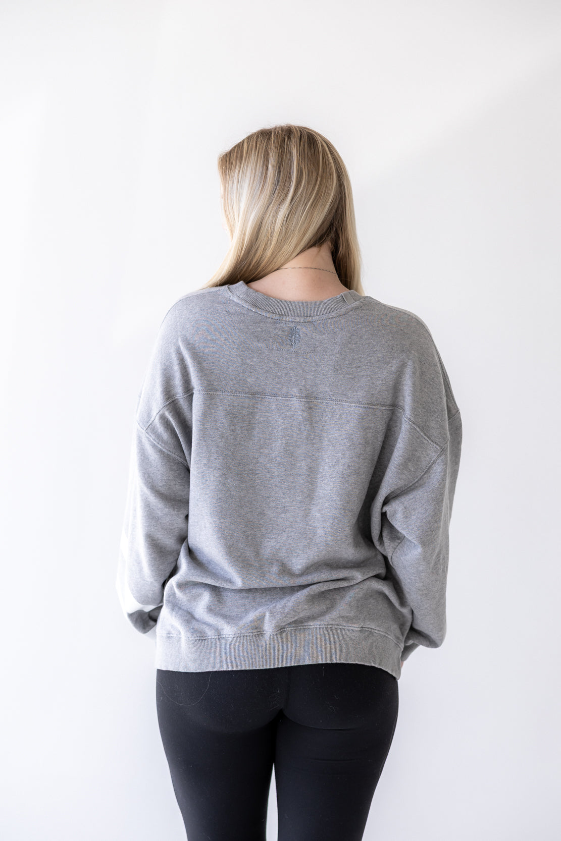 All Star Pullover Logo | Heather Grey/White
