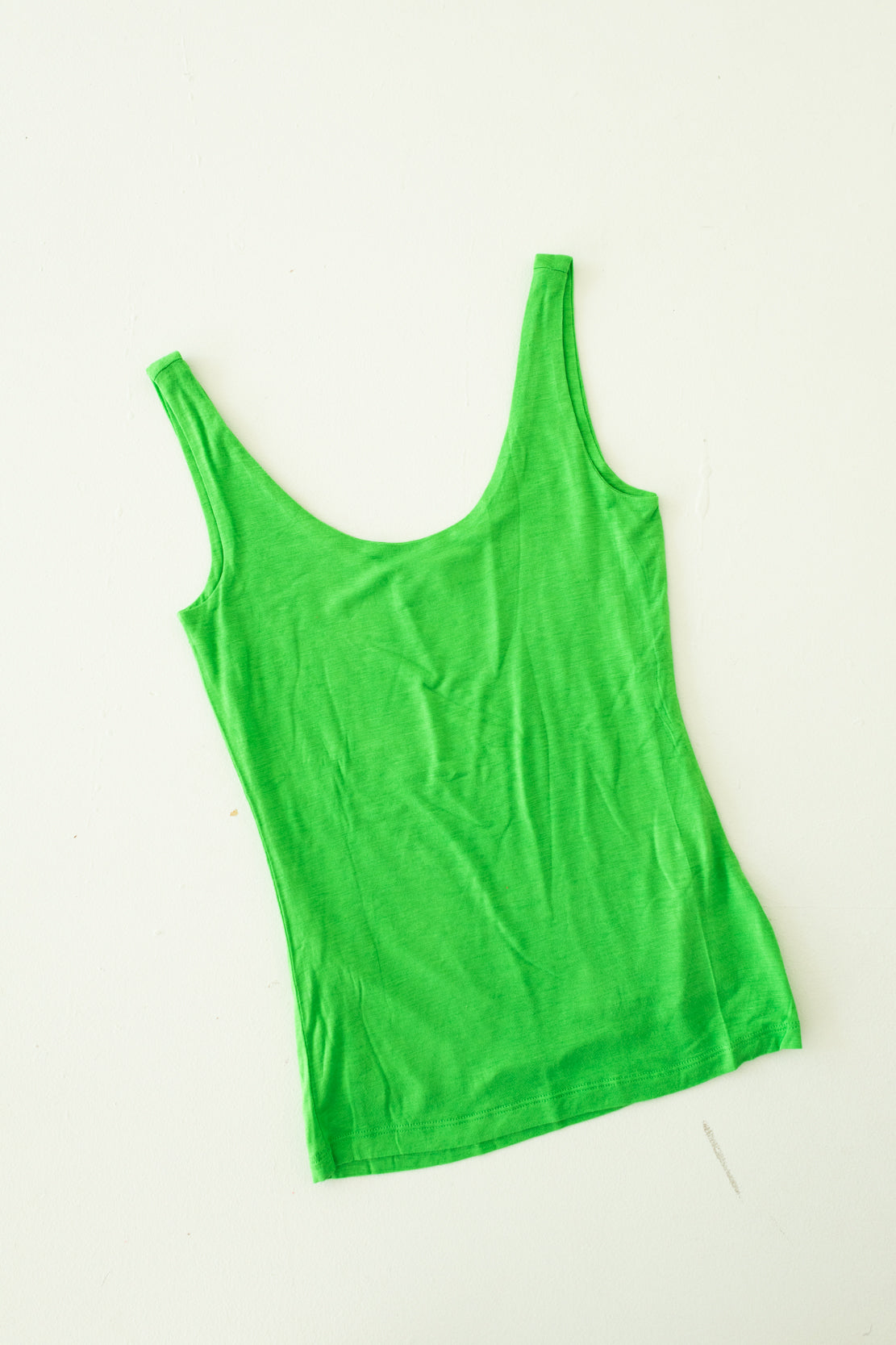 Kamryn Scoop Neck Tank | Green