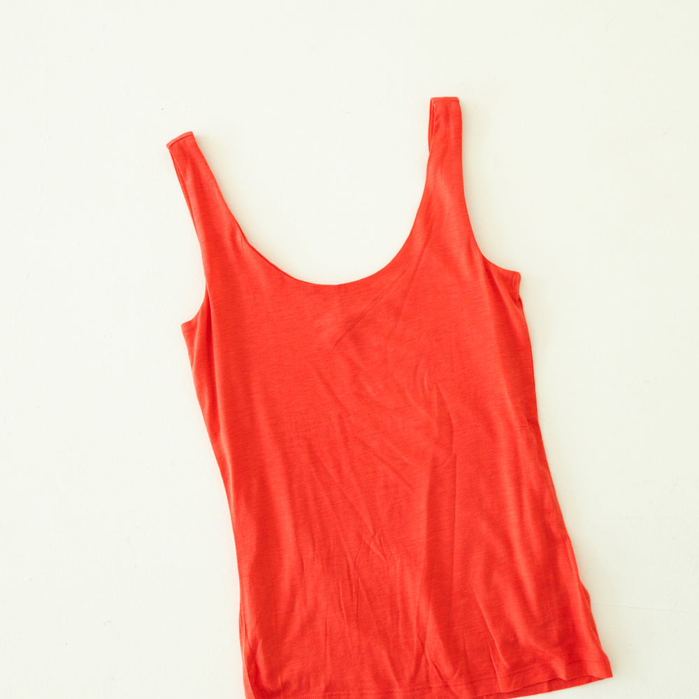 Kamryn Scoop Neck Tank | Watermelon