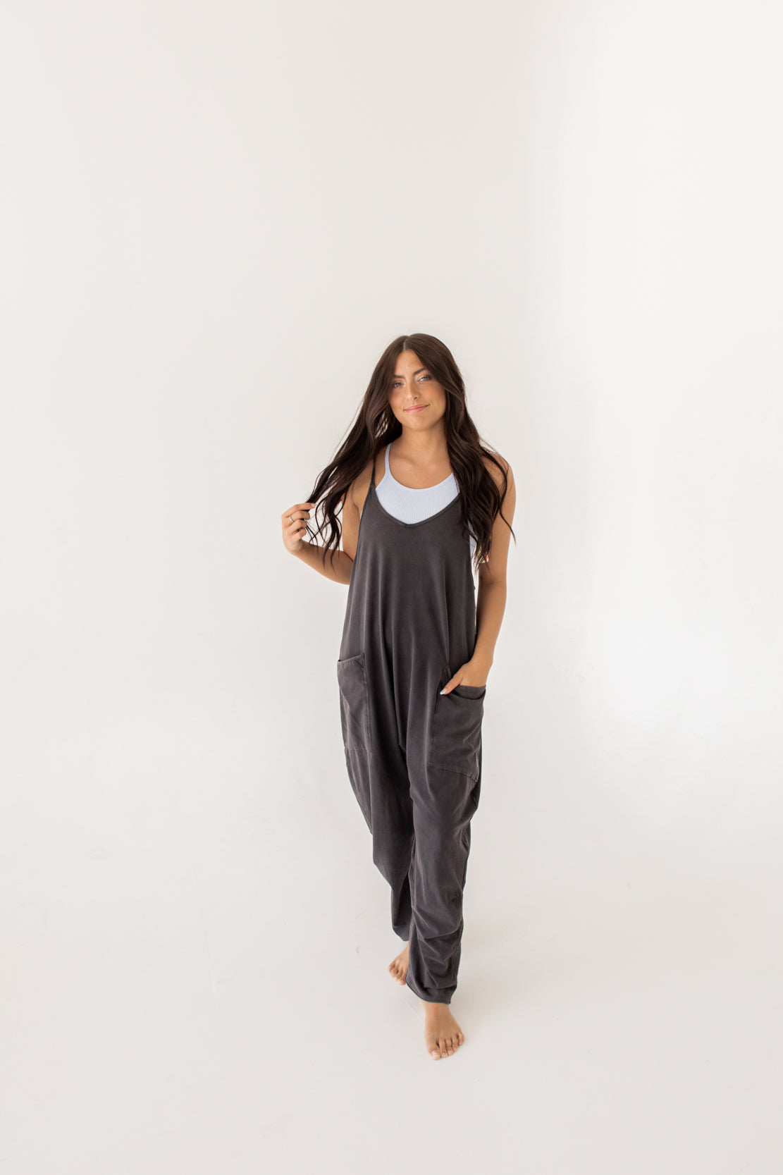 Hot Shot Onesie | Washed Black